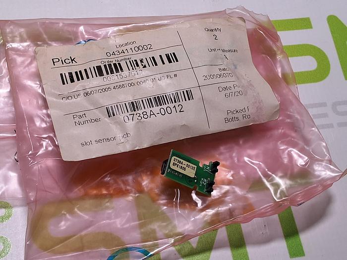 UNIVERSAL INSTRUMENTS 0738A-0012 SLOT SENSOR PCB - NEW
