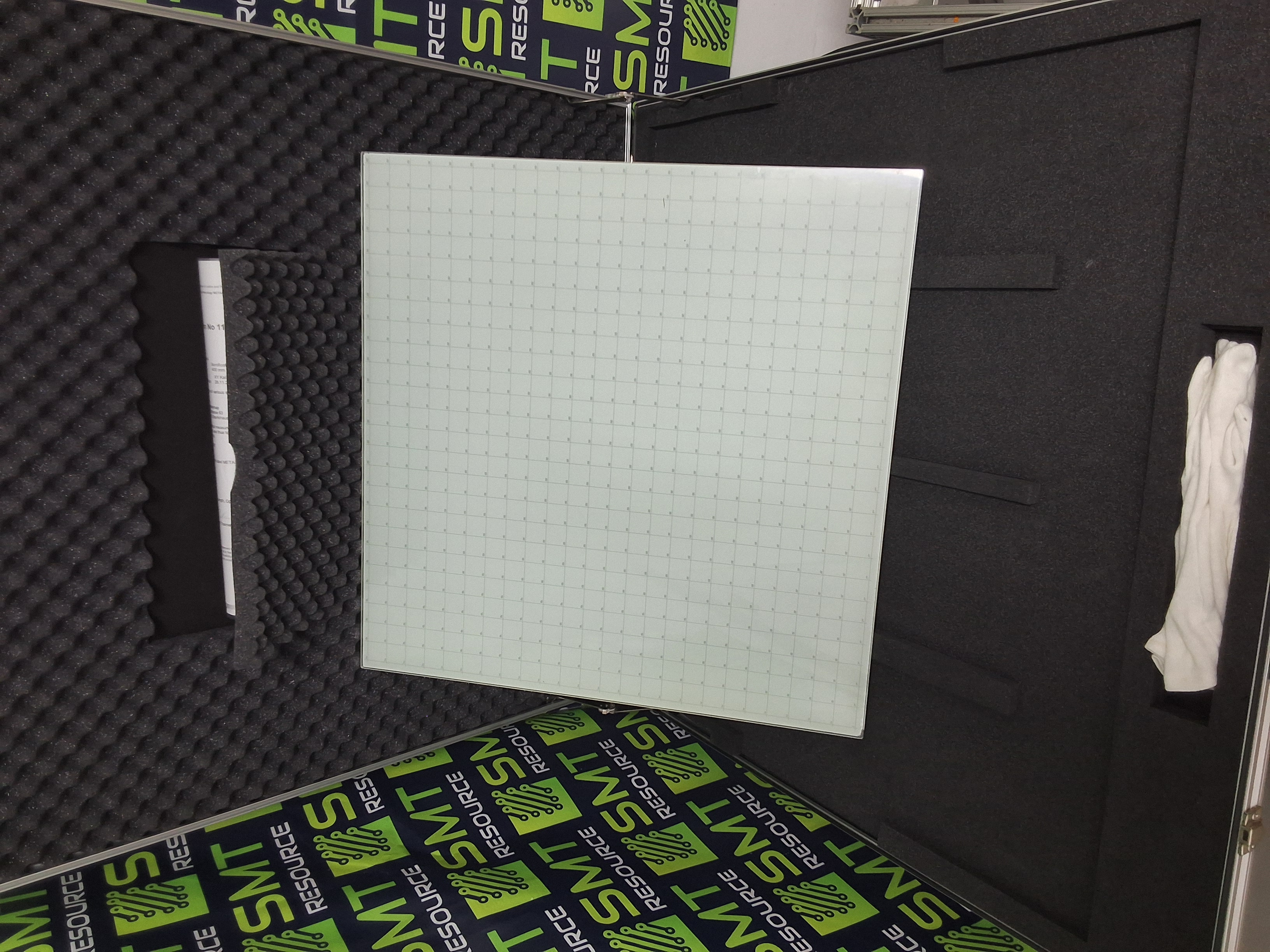 Used VISCOM AG AOI/AXI 15.005.B.72 CALIBRATION GLASS PLATE