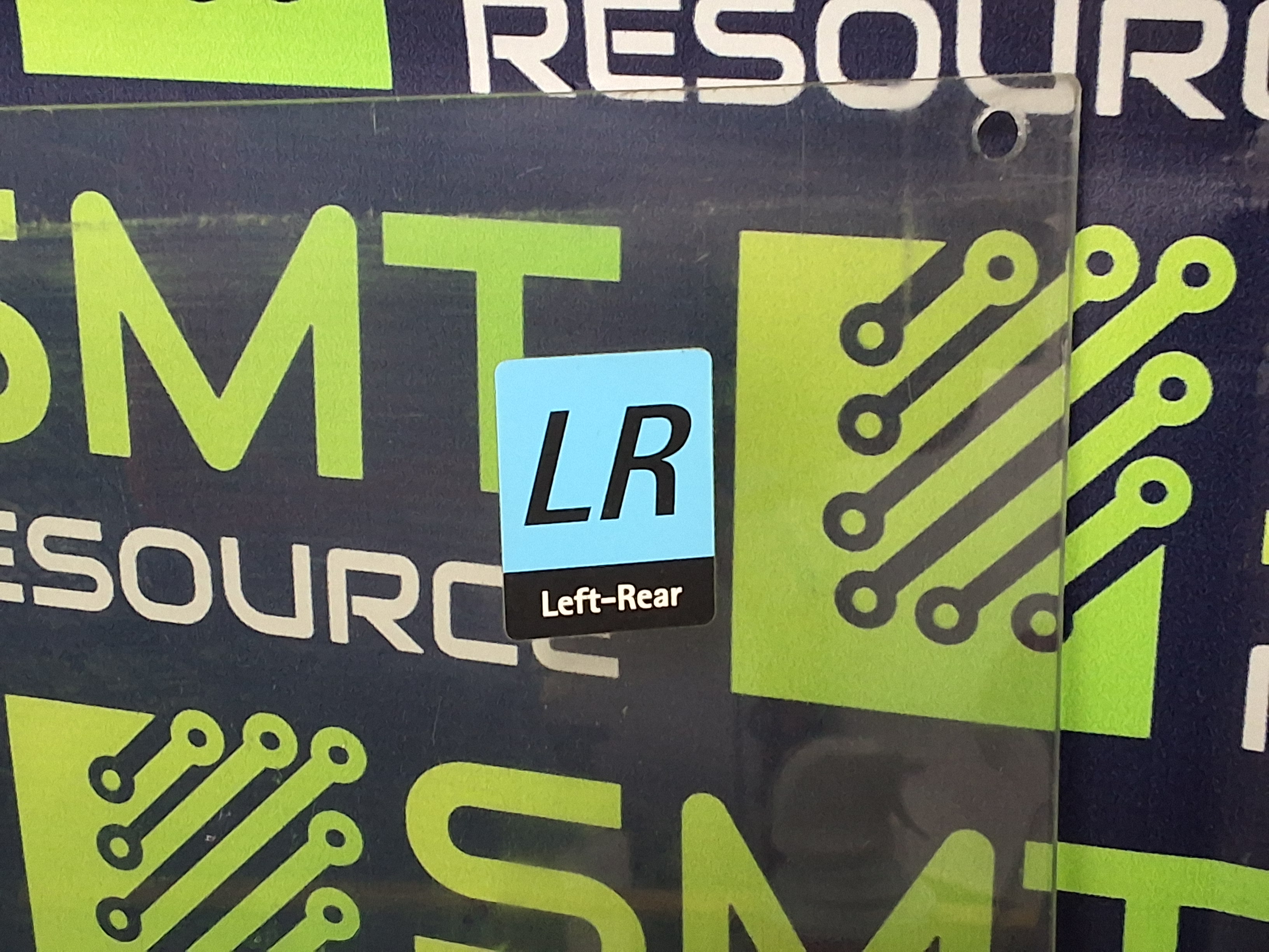 Used JUKI FX3-RAL LR LEFT-REAR OEM PLEXIGLASS / SAFETY WINDOW / COVER