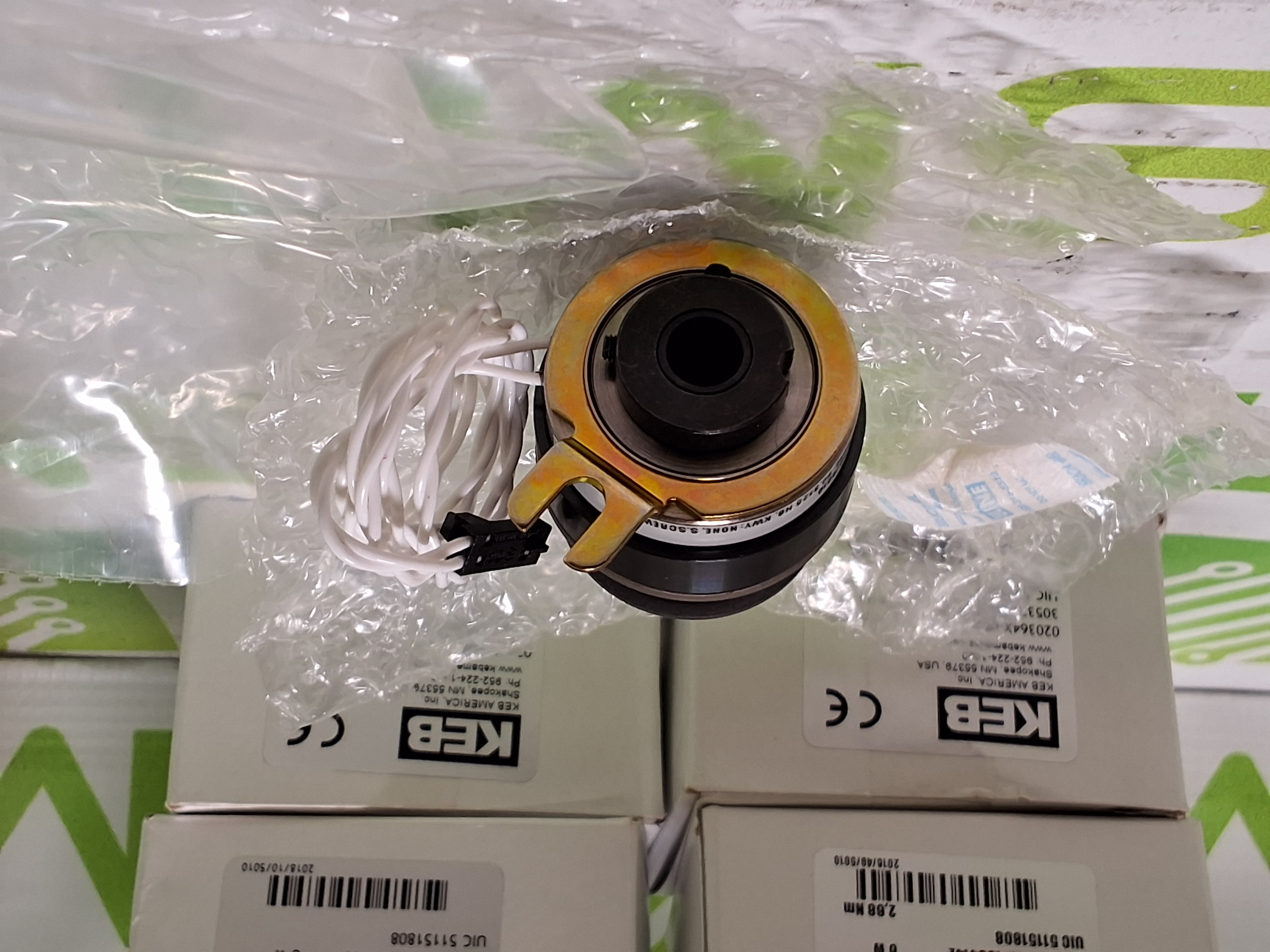 KEB 020364X-052U CLUTCH BRAKE UIC 51151808 FLEXJET SPINDLE 6W 12VDC - NEW