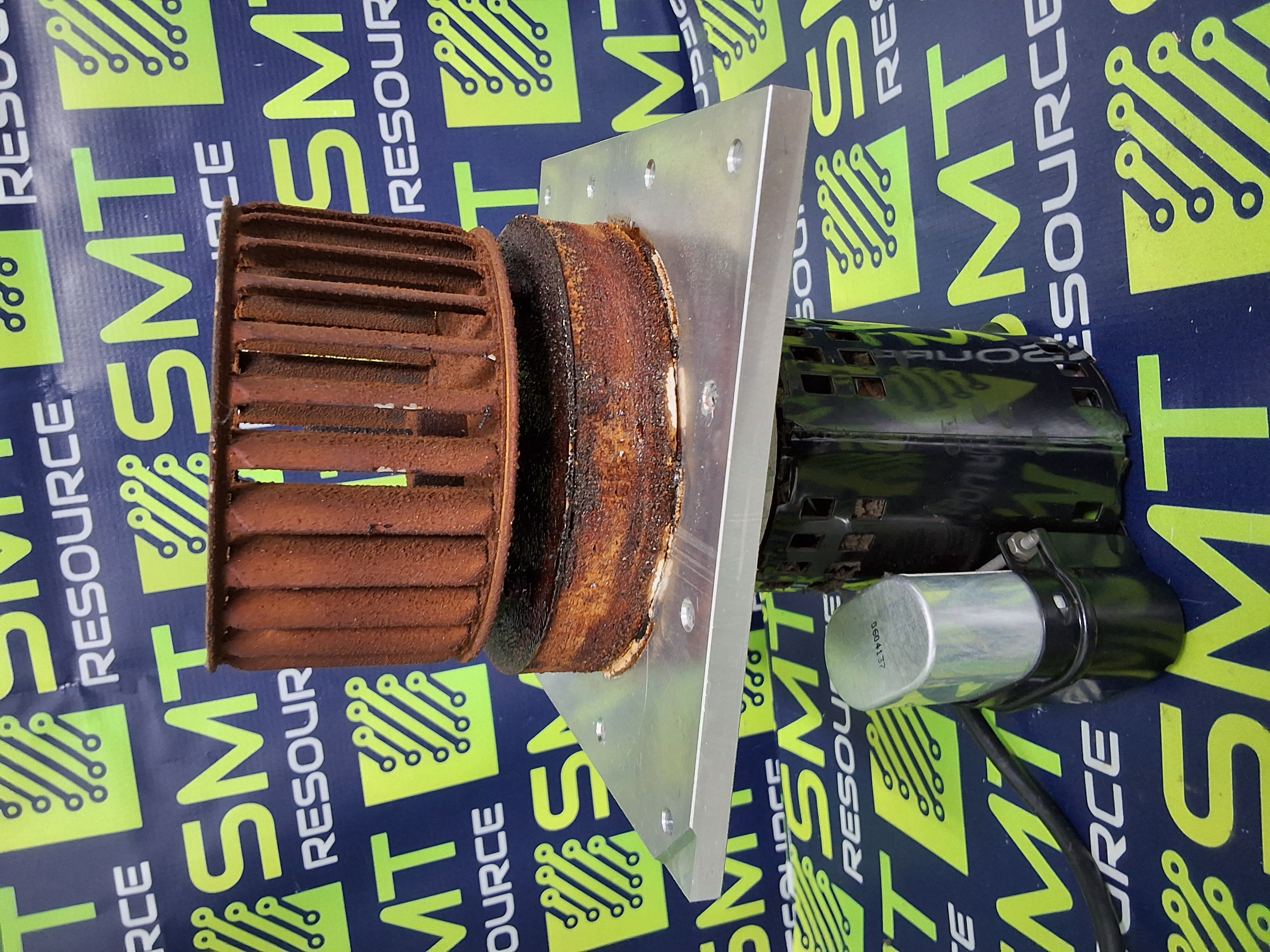 Used A.O. SMITH JF1F071N CONVECTION BLOWER DRIVE MOTOR & CAGE FAN