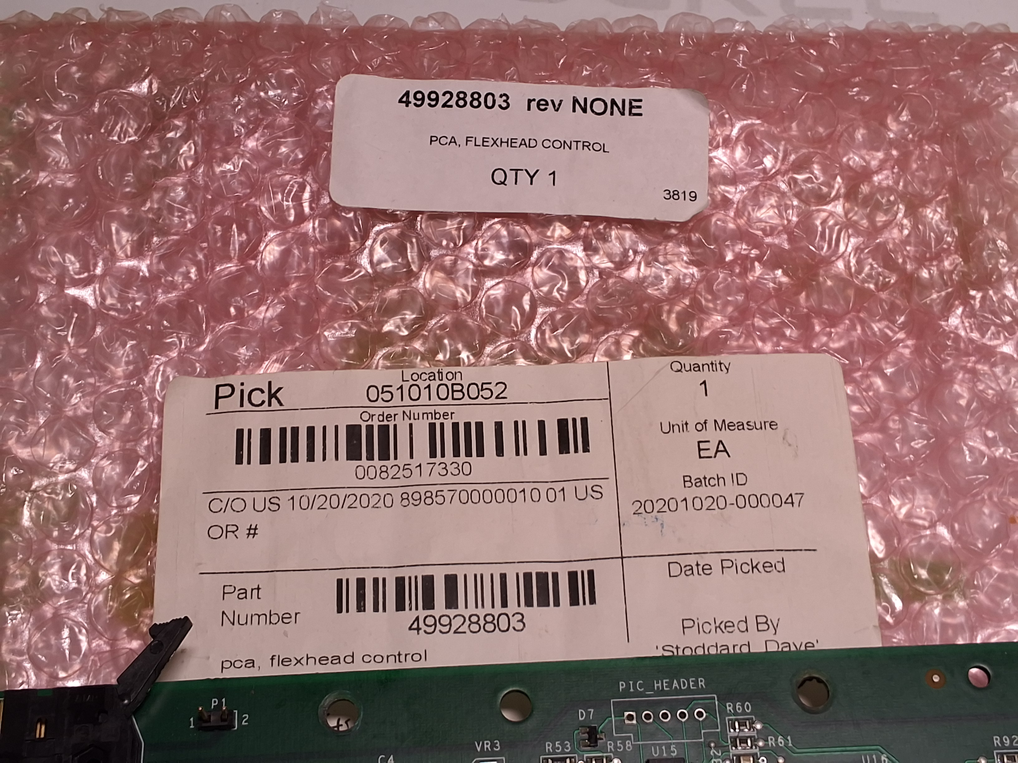 Used UNIVERSAL INSTRUMENTS 49928803 FLEXHEAD CONTROL PCA