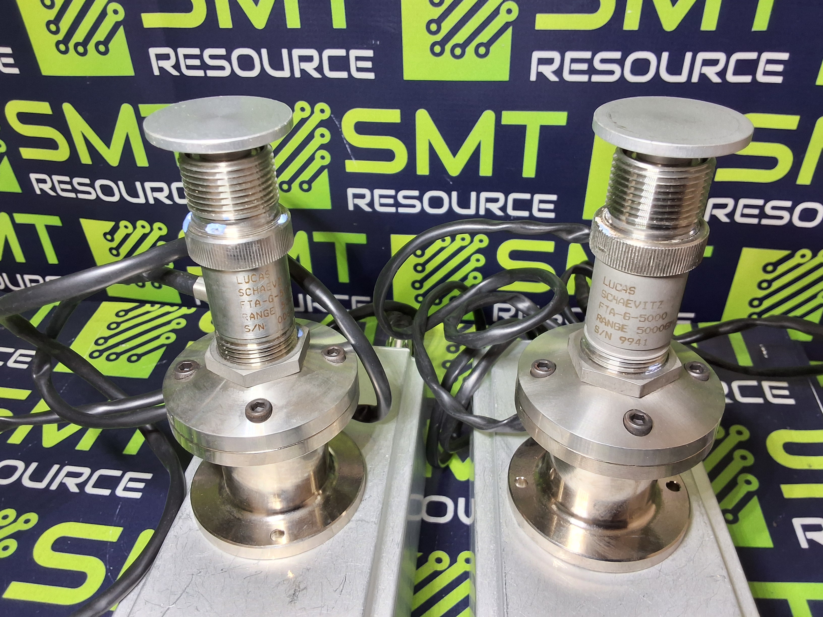 Used LUCAS SCHAEVITZ MP-1000 LVDT READOUT / CONTROLLER MODULE WITH FTA-G-5000 TRANSDUCER