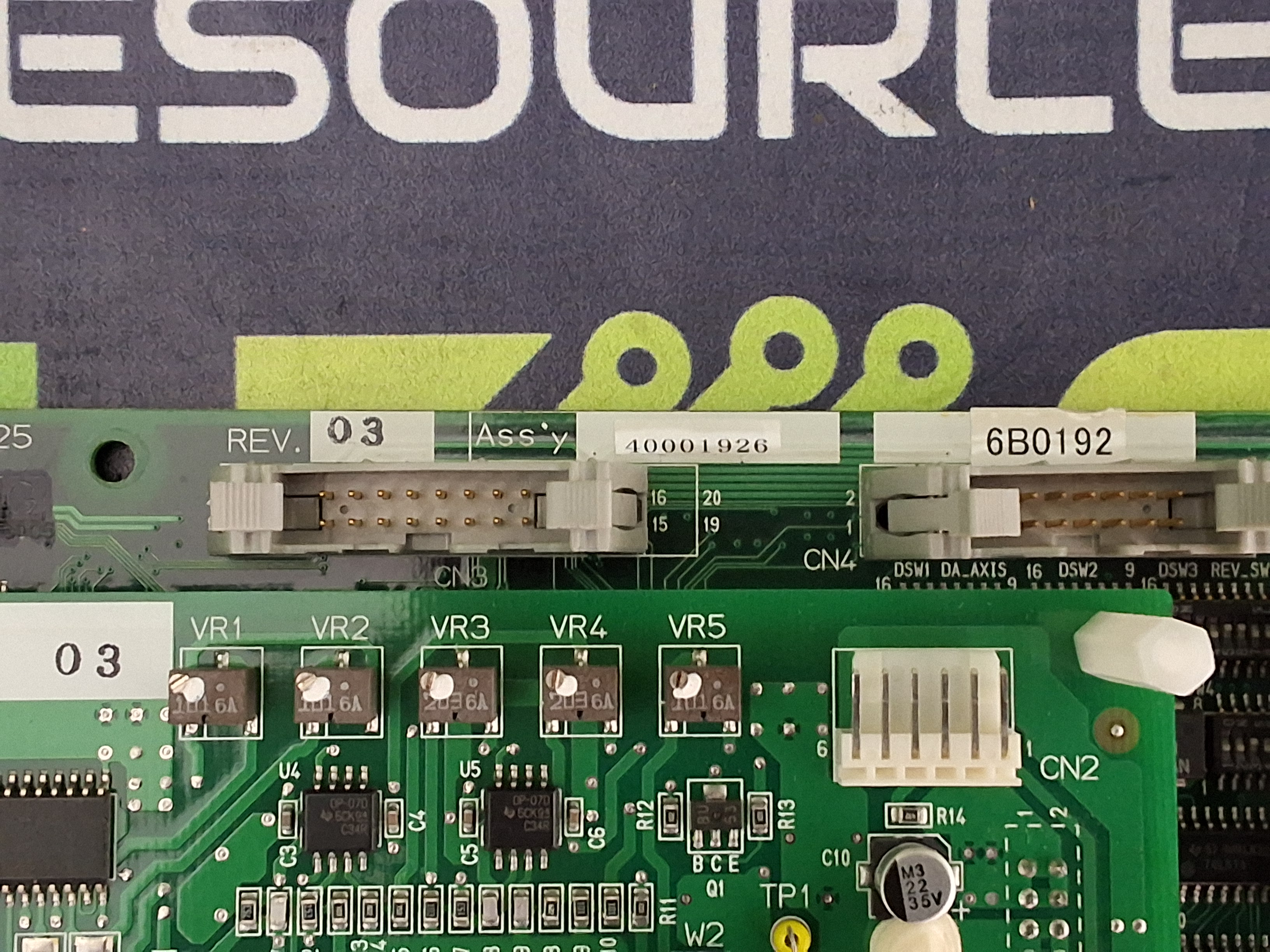 Used JUKI 40001925 HEAD MAIN PCB