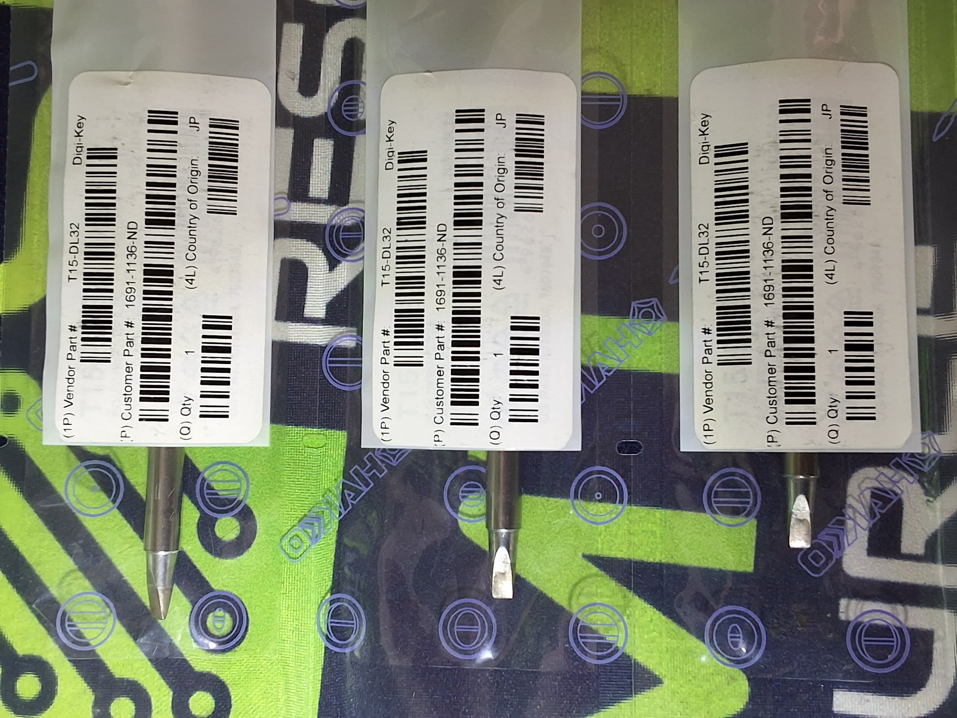 HAKKO T15-DL32 SOLDERING TIP; CHISEL 3.2 x 10mm - BRAND NEW