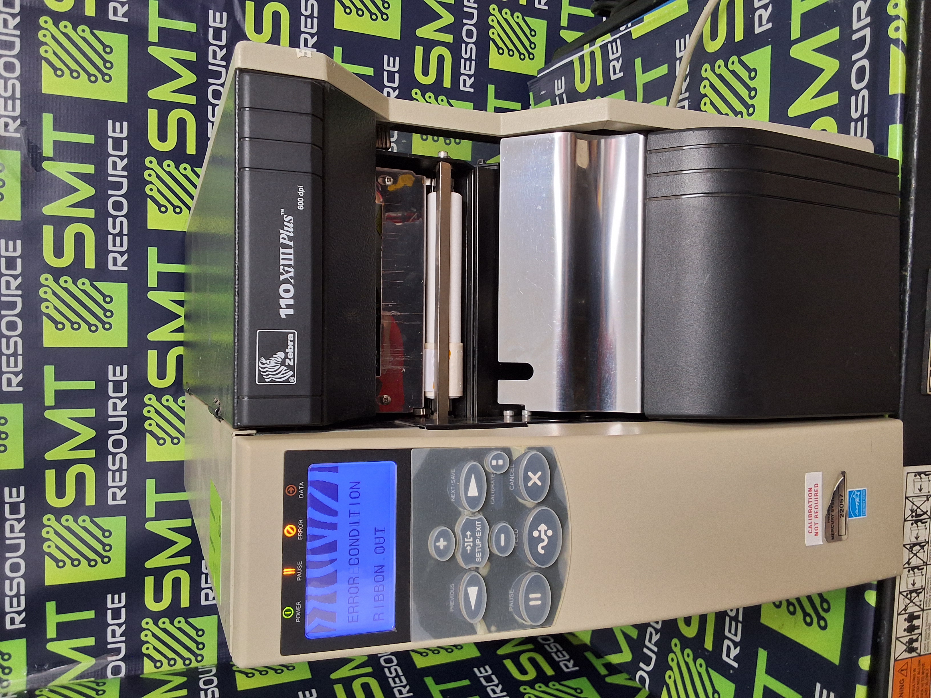 Used ZEBRA 110Xi4 INDUSTRIAL THERMAL TRANSFER BARCODE LABLE PRINTER