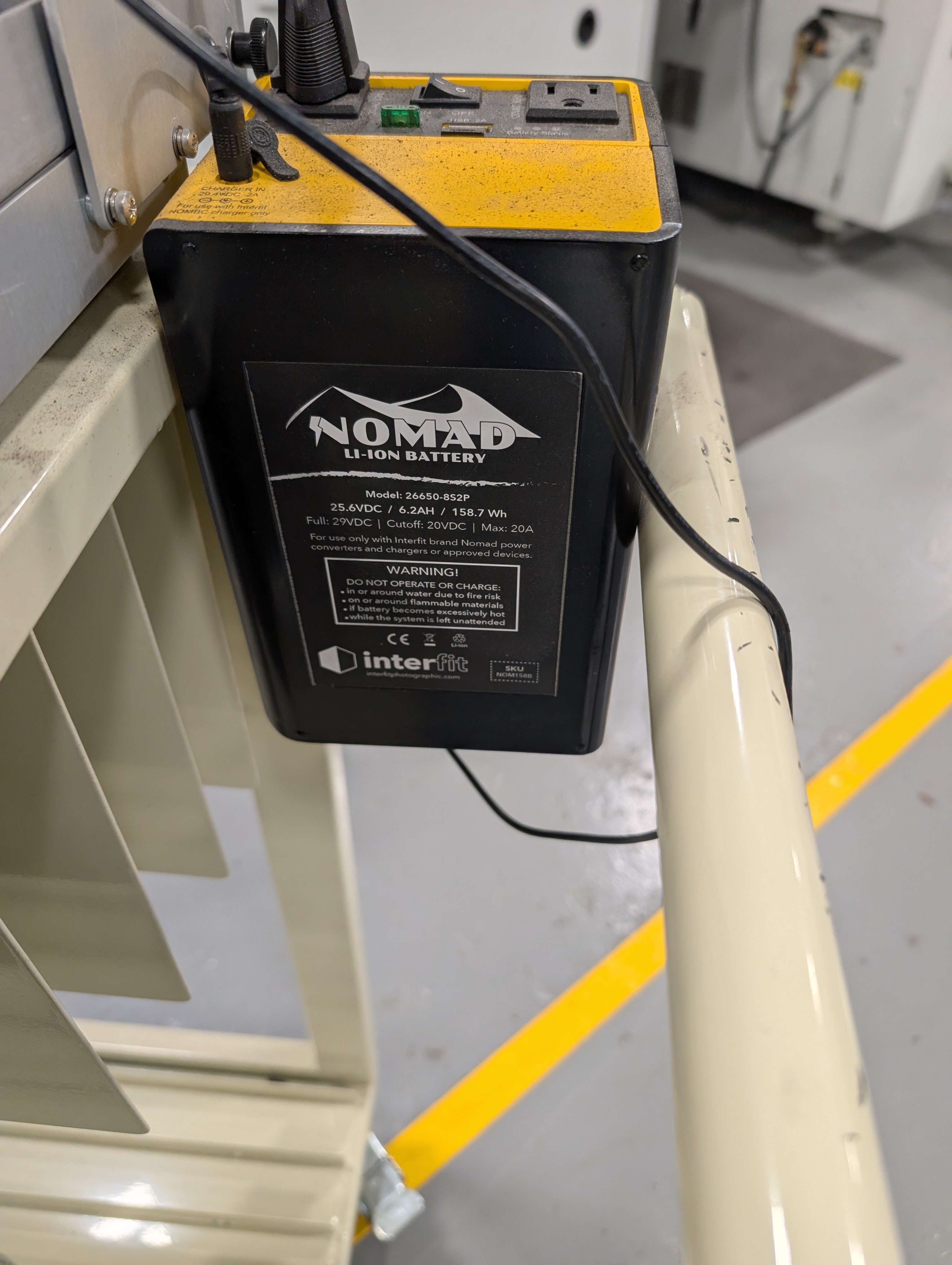 Used Stencil Storage Cart & Cleaner