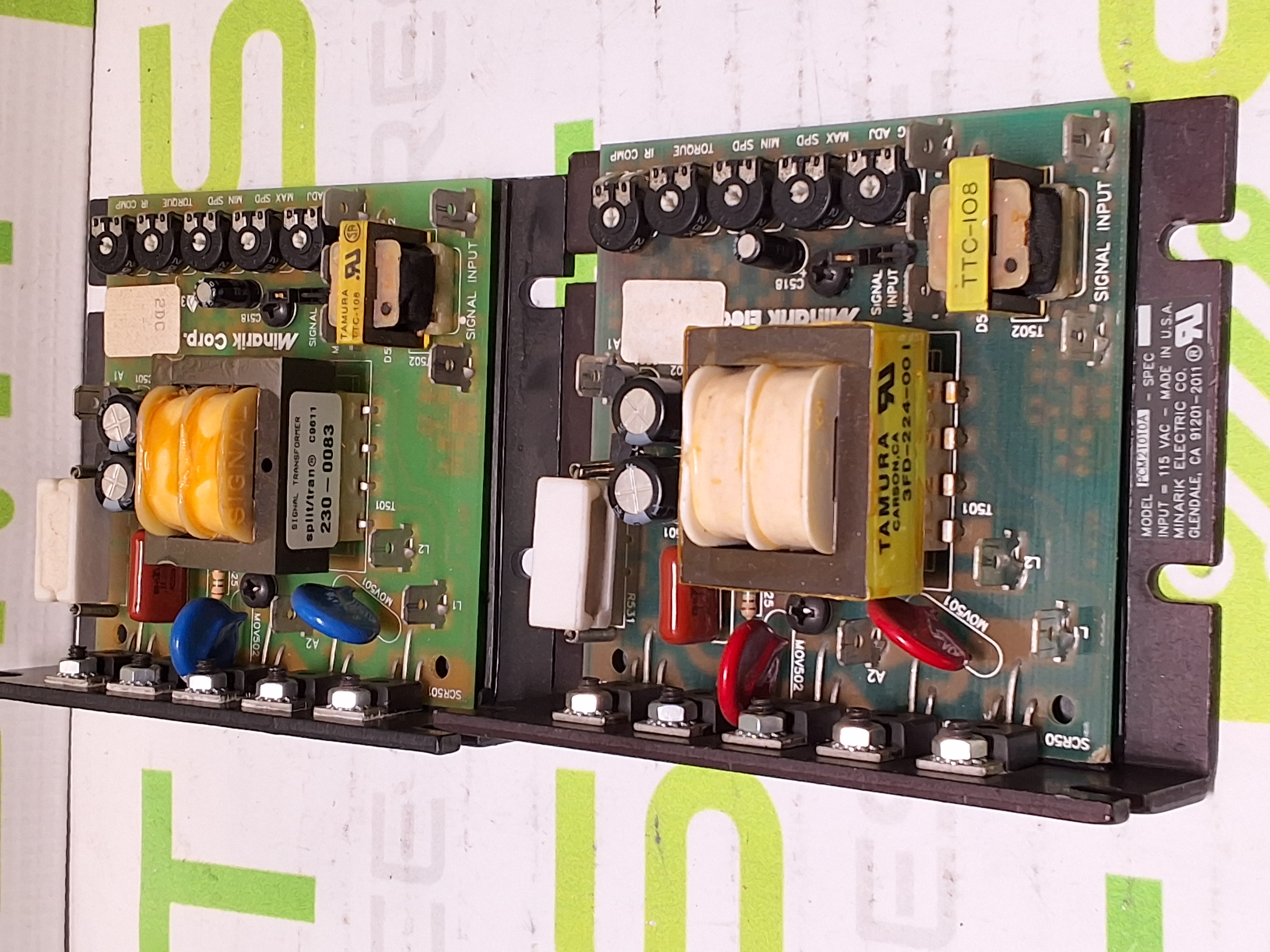 Used MINARIK CORP. PCM21010A DC MOTOR CONTROL BOARD