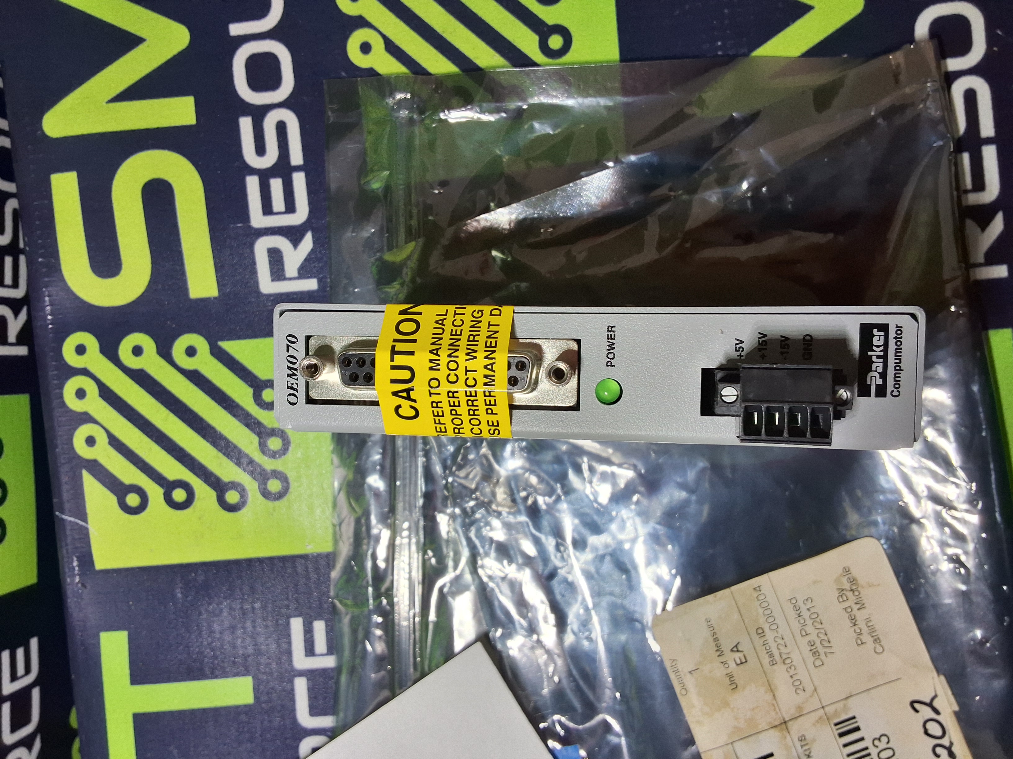 UNIVERSAL INSTRUMENTS 46552203 SERVO CONTROLLER - PARKER OEM-070-10818 - BRAND NEW