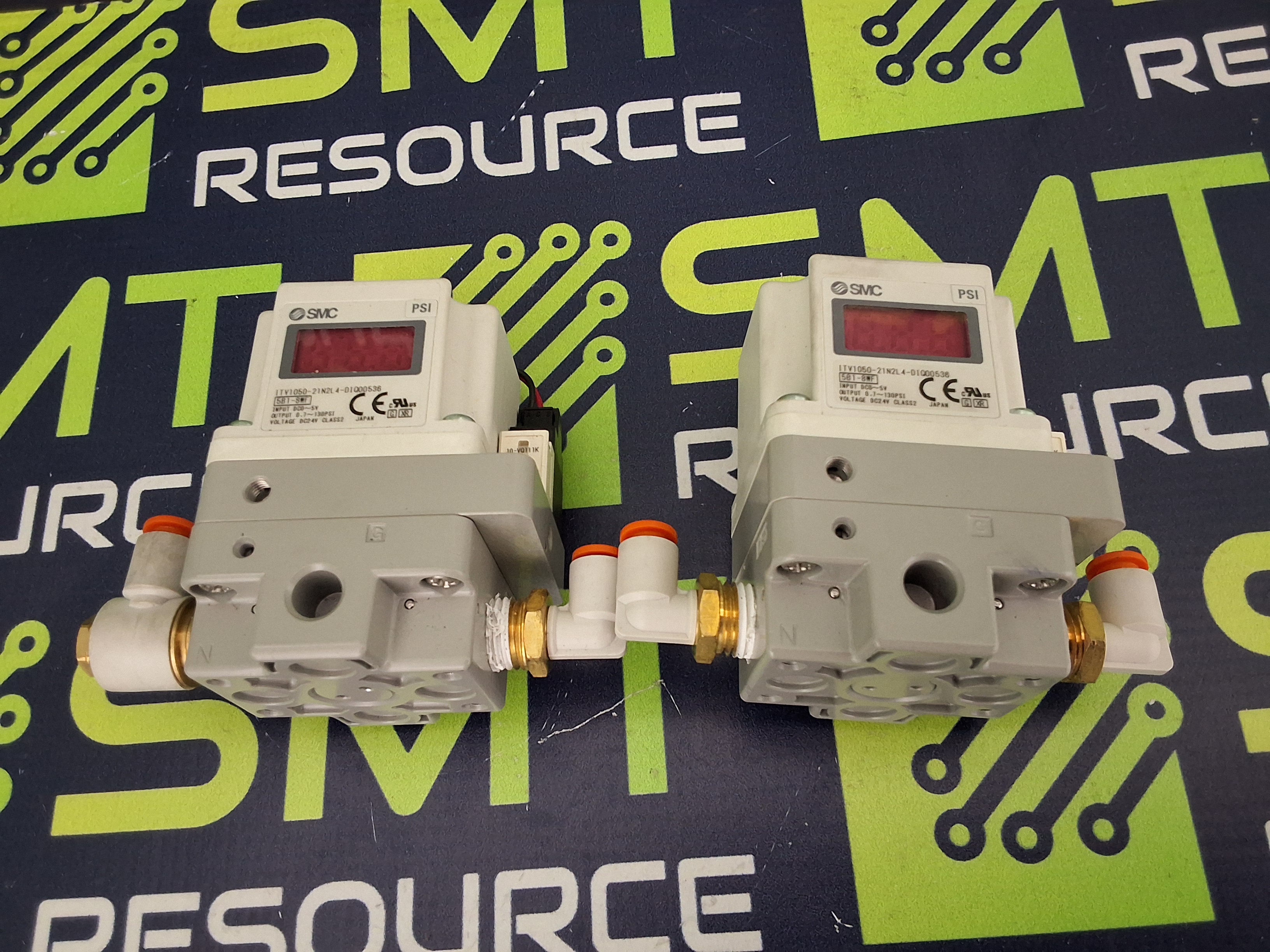 Used SMC ITV1050-21N2L4-DIQ00536 ELECTRO PNEUMATIC REGULATOR