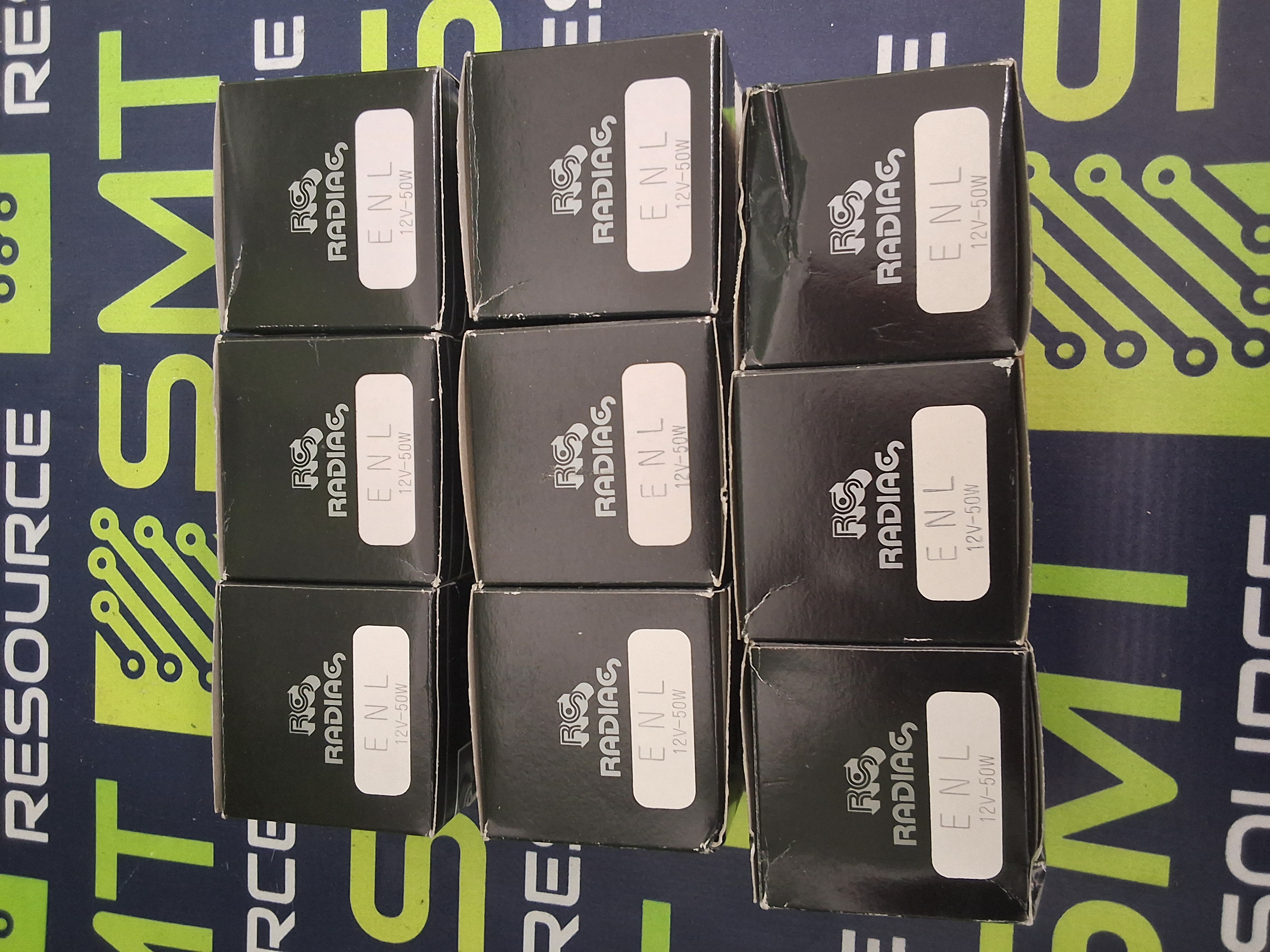 RADIAC TUNGSTEN HALOGEN LAMP/LIGHT BULB 12V 50W - BRAND NEW 