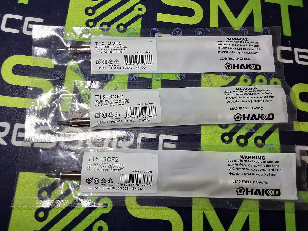 HAKKO T15-BCF2 SOLDERING TIP; BEVEL 2mm/45° x 11.5mm - BRAND NEW