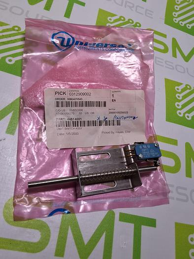 Used UNIVERSAL INSTRUMENTS 44514001 LIMIT SWITCH ASSEMBLY 