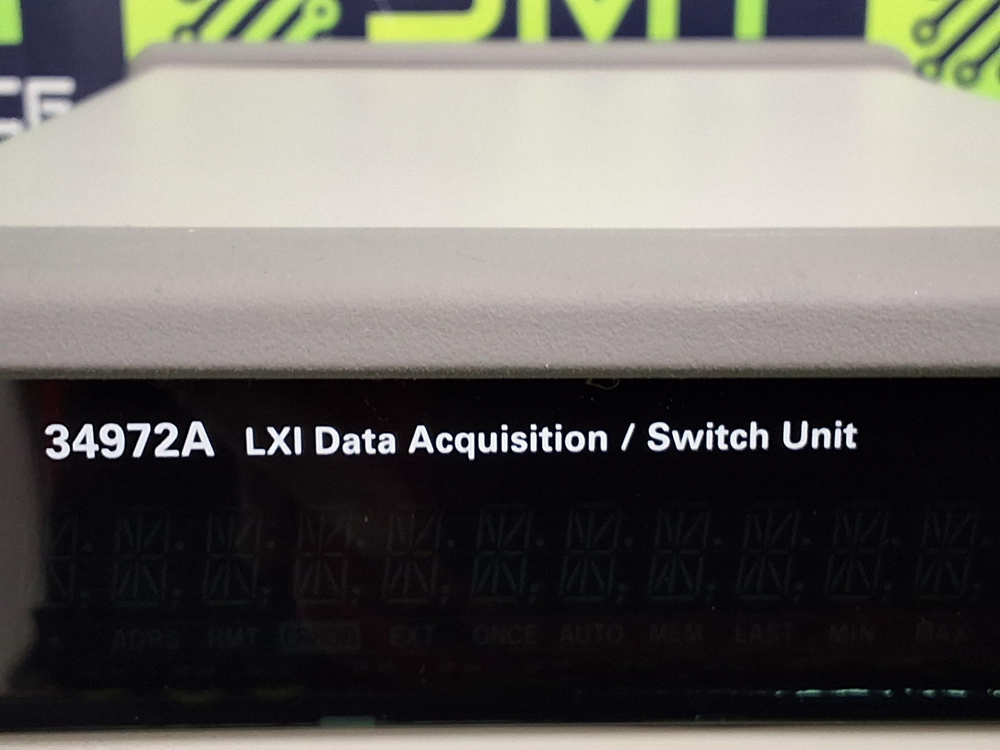 Used KEYSIGHT / AGILENT 34972A LXI DATA ACQUISITION / SWITCH UNIT