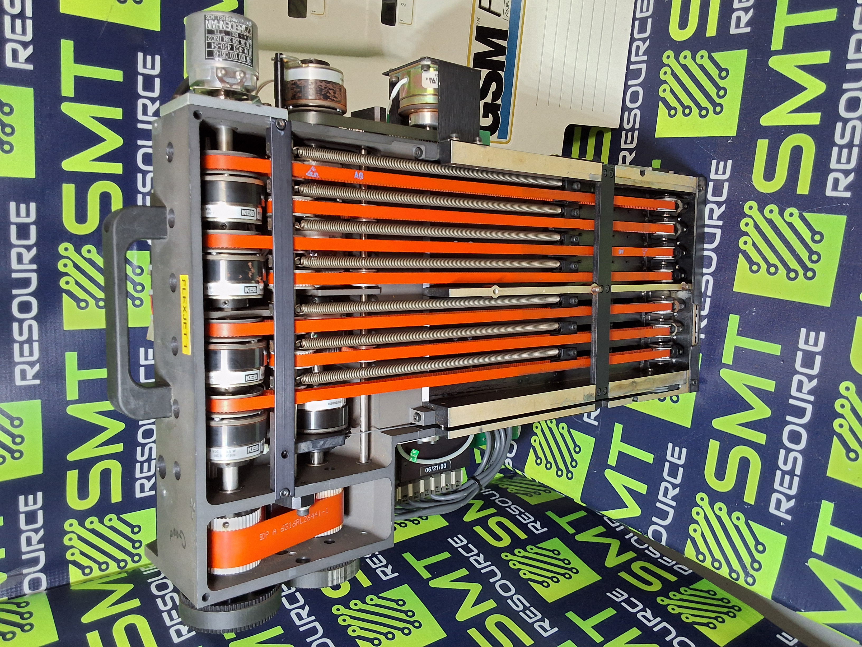 Used UNIVERSAL INSTRUMENTS 47443405 GSM FLEX JET HEAD ASSEMBLY