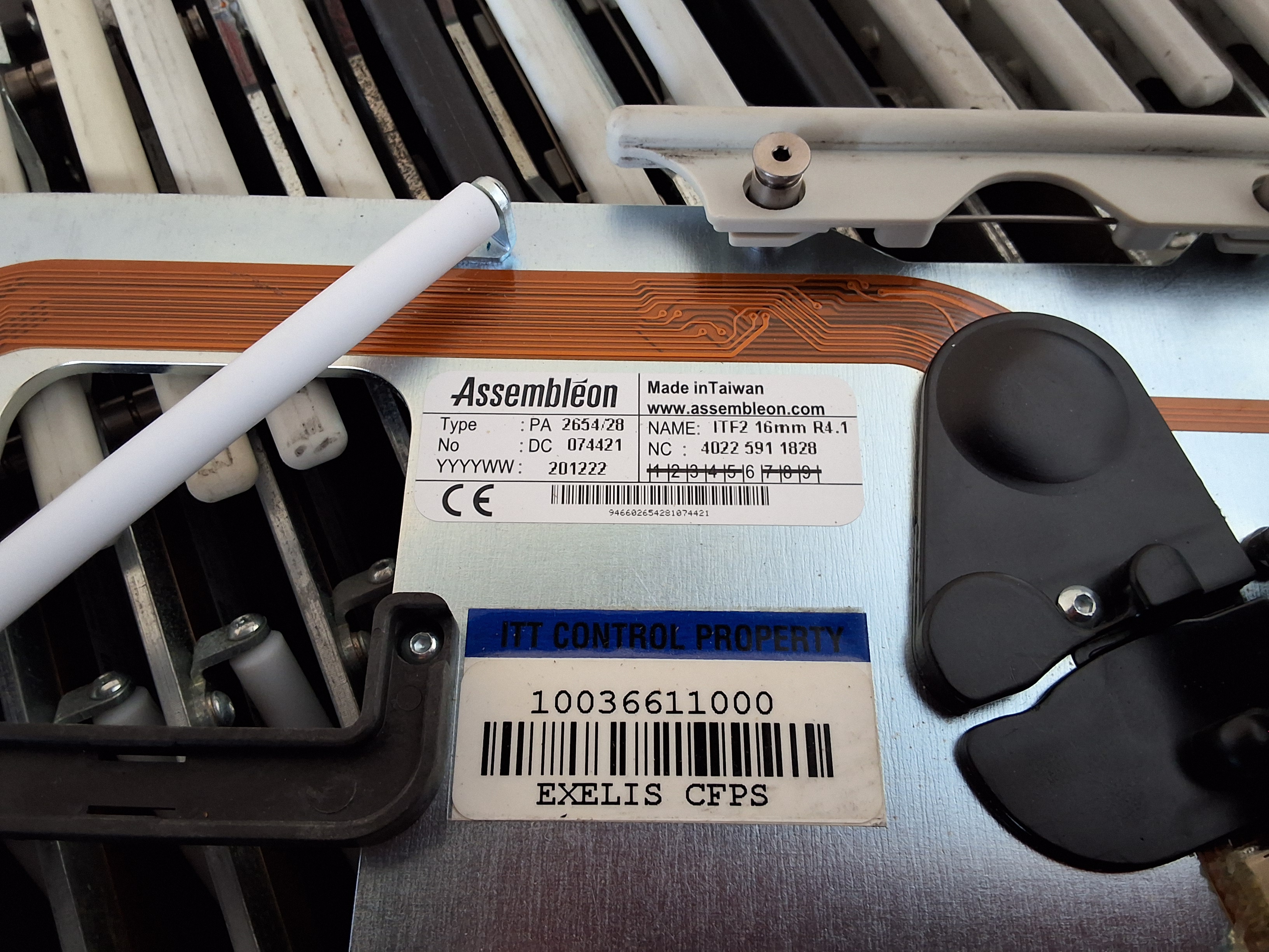 Used ASSEMBLEON ITF2 16mm R4.1 TAPE AND REEL FEEDER PA 2654/28