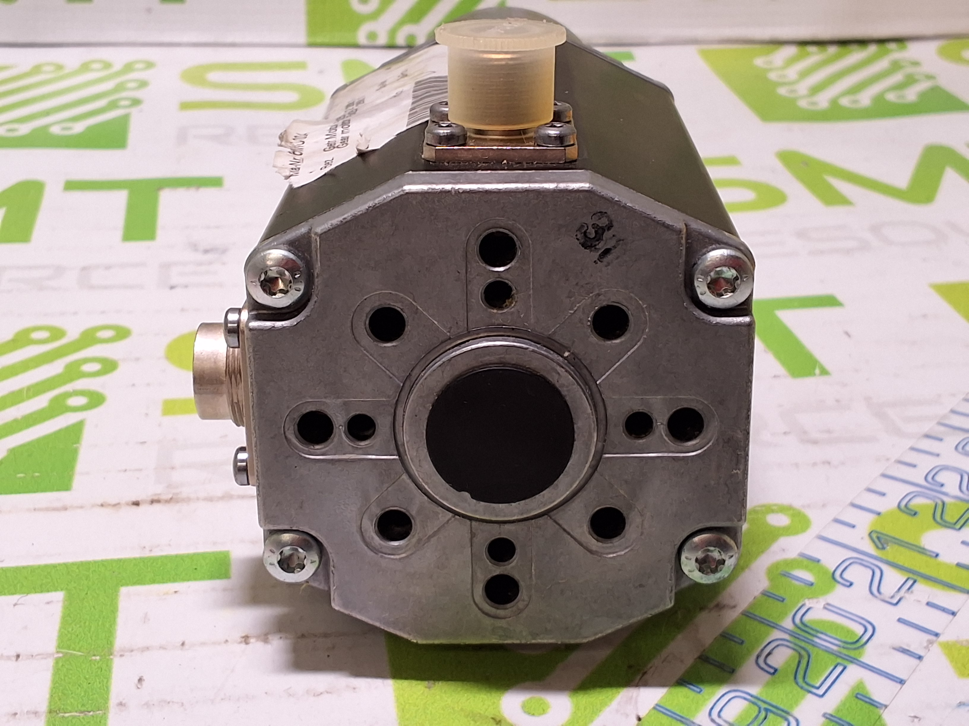 Used DUNKERMOTOREN BG 65X25CI SERVO MOTOR WITH PLG 52 288:1 GEARHEAD - LIKE NEW