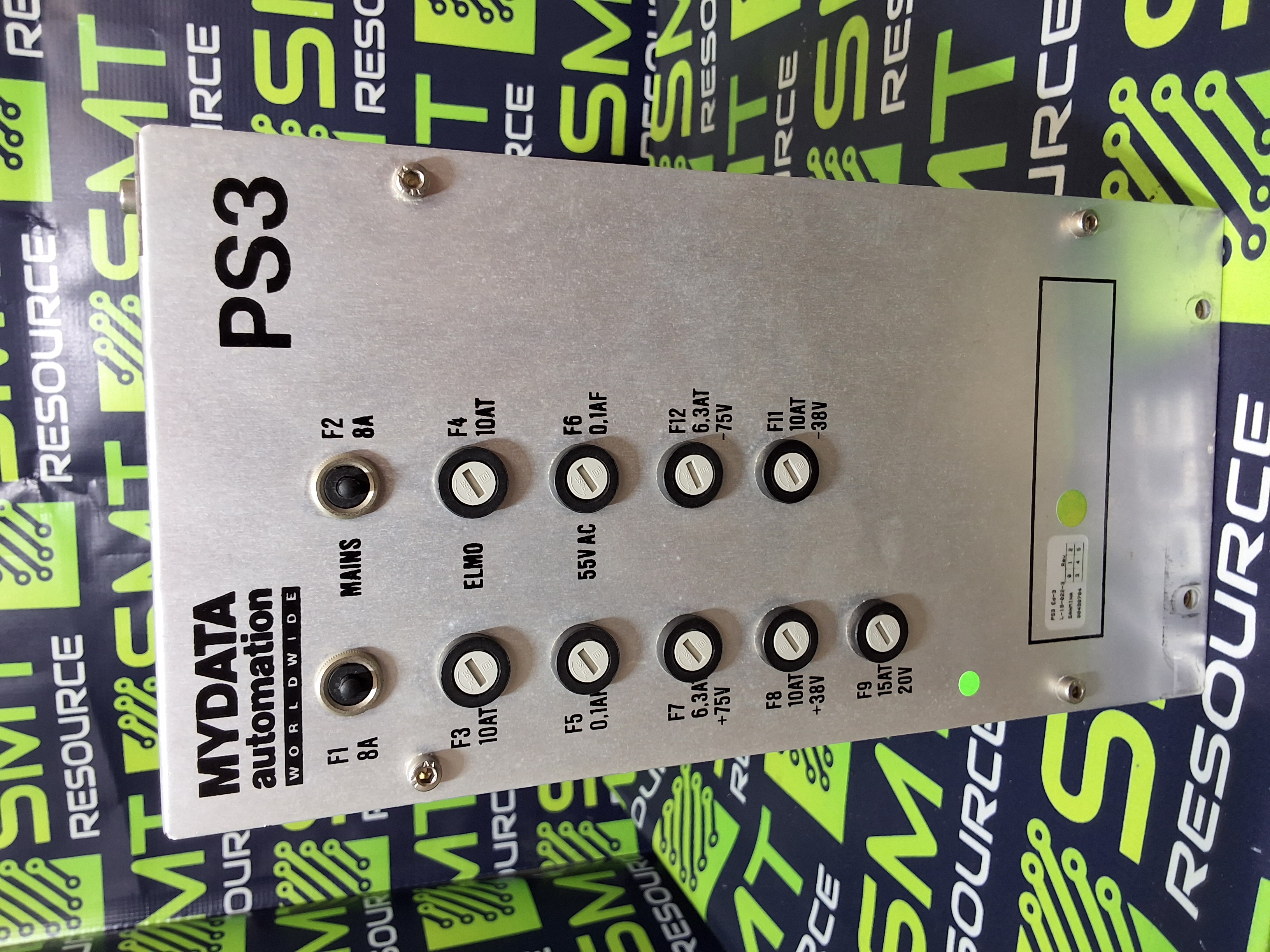Used MYDATA PS3 POWER SUPPLY L-019-0022-3 