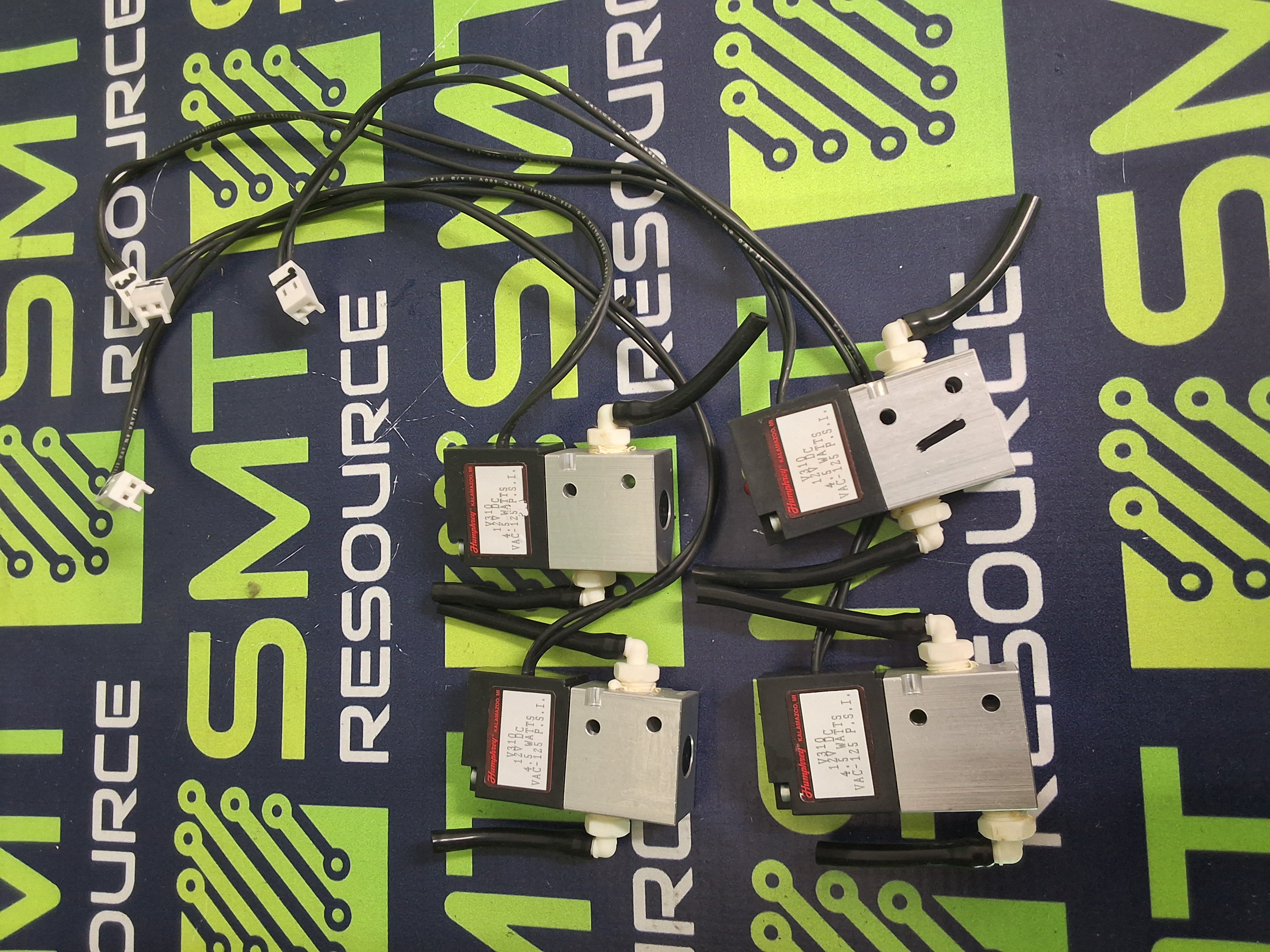 Used HUMPHREY V310 PNEUMATIC SOLENOID VALVE 12VDC 4.5W 125P.S.I.