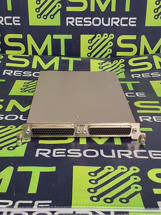 Used KEITHLEY 7703, 32 CHANNEL HIGH SPEED DIFFERENTIAL MULTIPLEXER