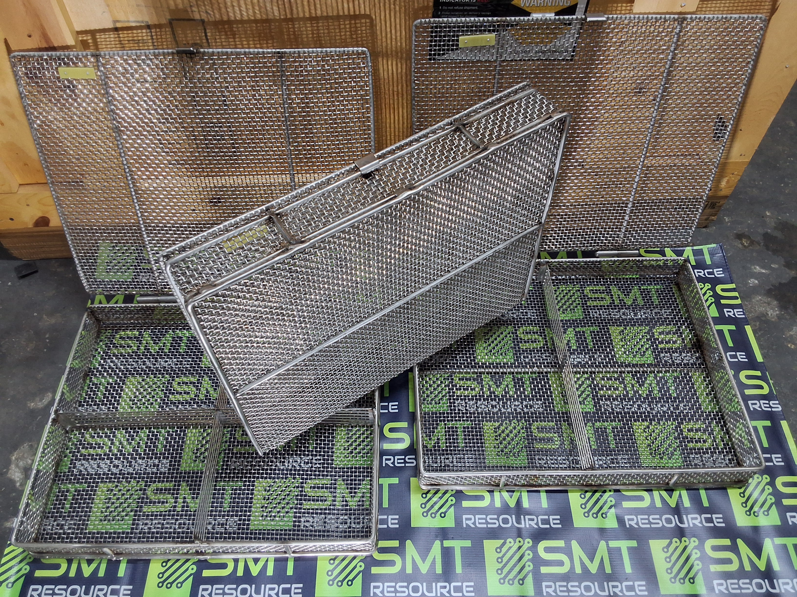 Used STAINLESS STEEL WIRE MESH PCB WASH BASKET