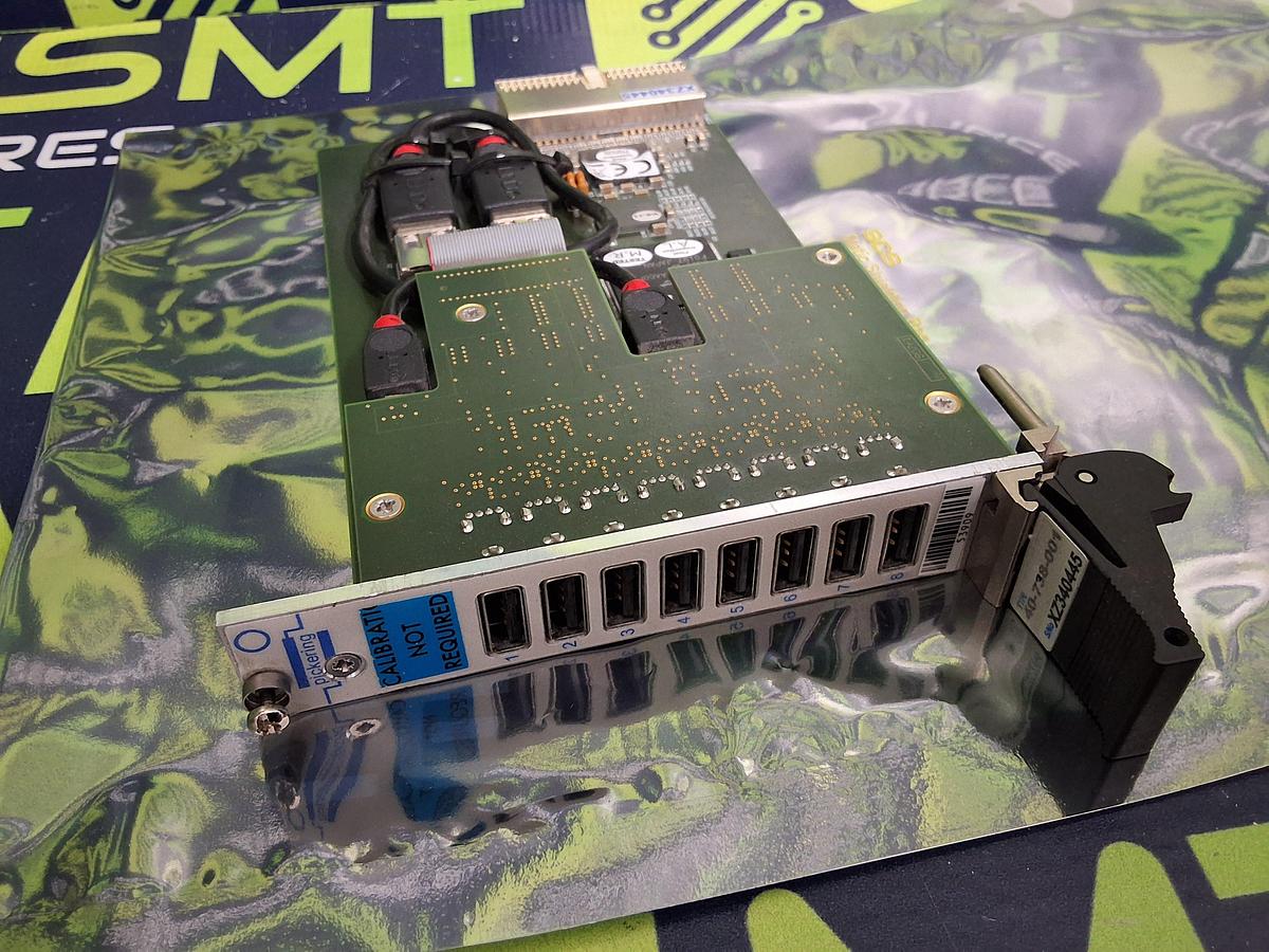 Used PICKERING 40-738-001 PXI 8-PORT USB 2.0 HUB MODULE WITH CONNECT/DISCONNECT
