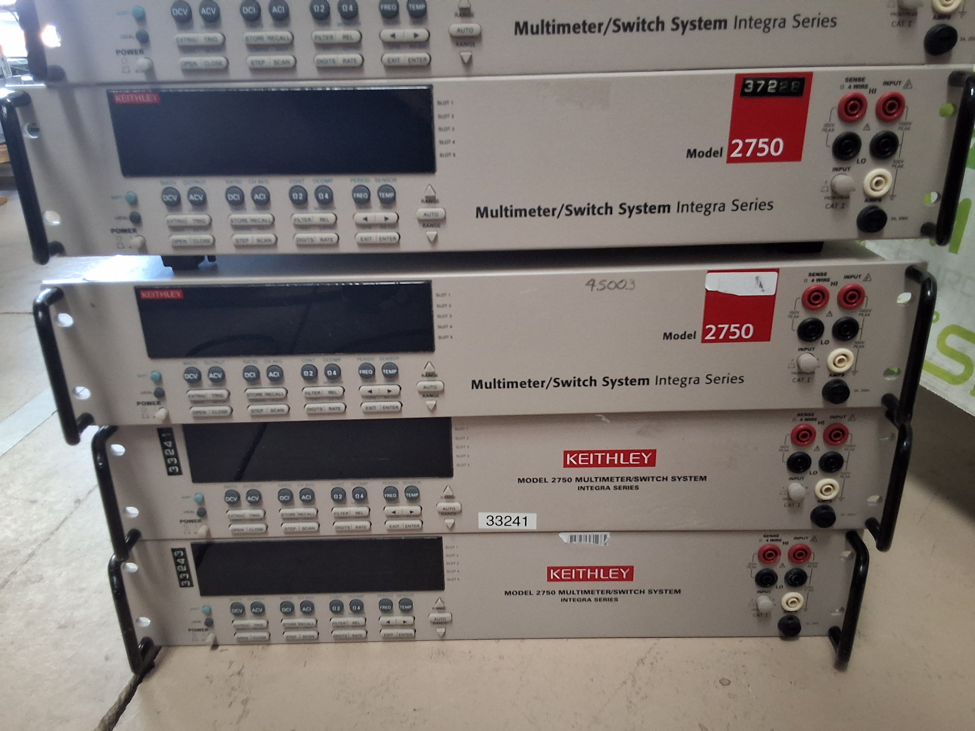 Used KEITHLEY 2750 INTEGRA SERIES MULTIMETER/SWITCH SYSTEM