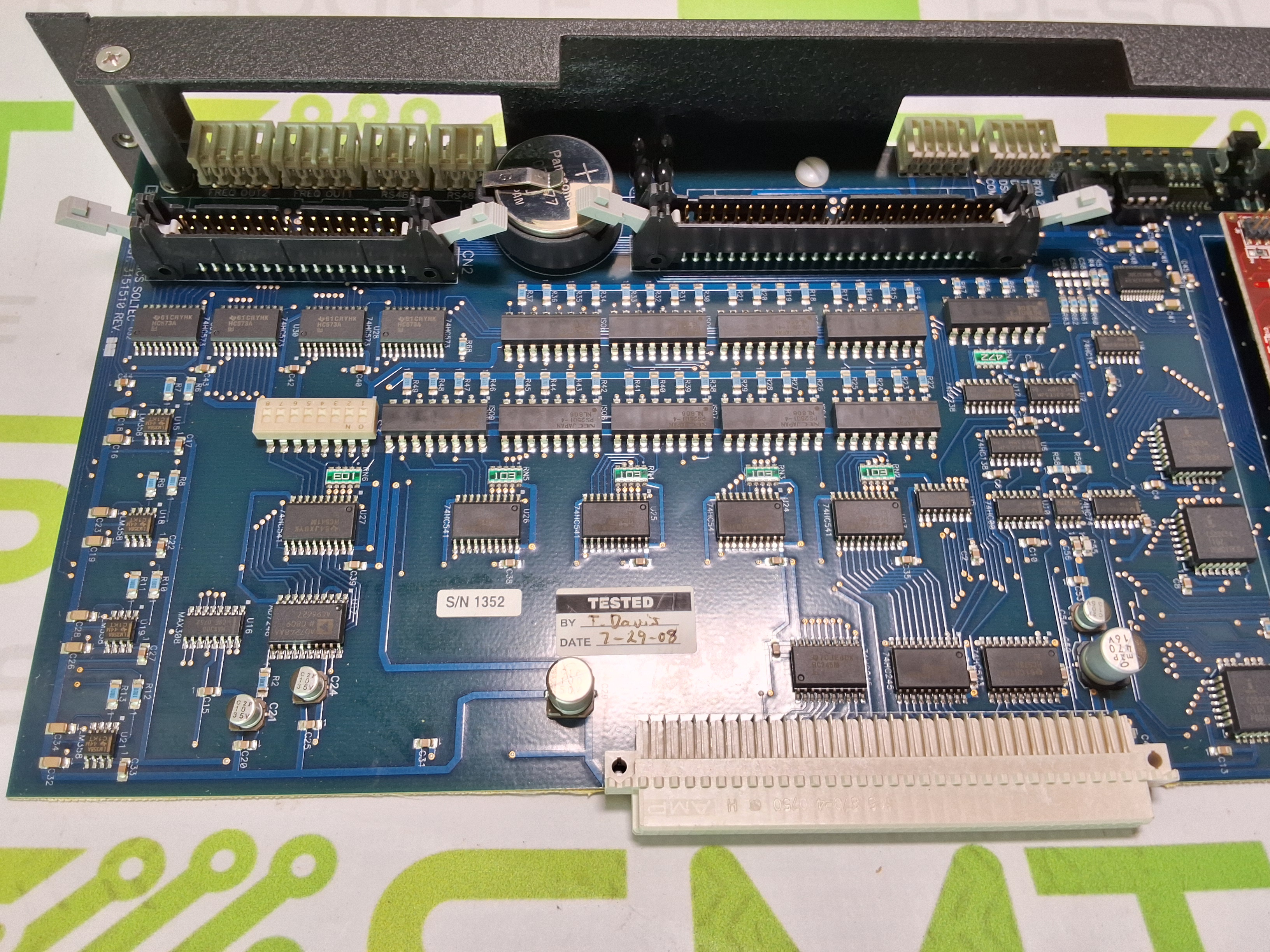 Used VICTRONICS SOLTEC 3151510 TENSION CONTROL BOARD ASSY. 