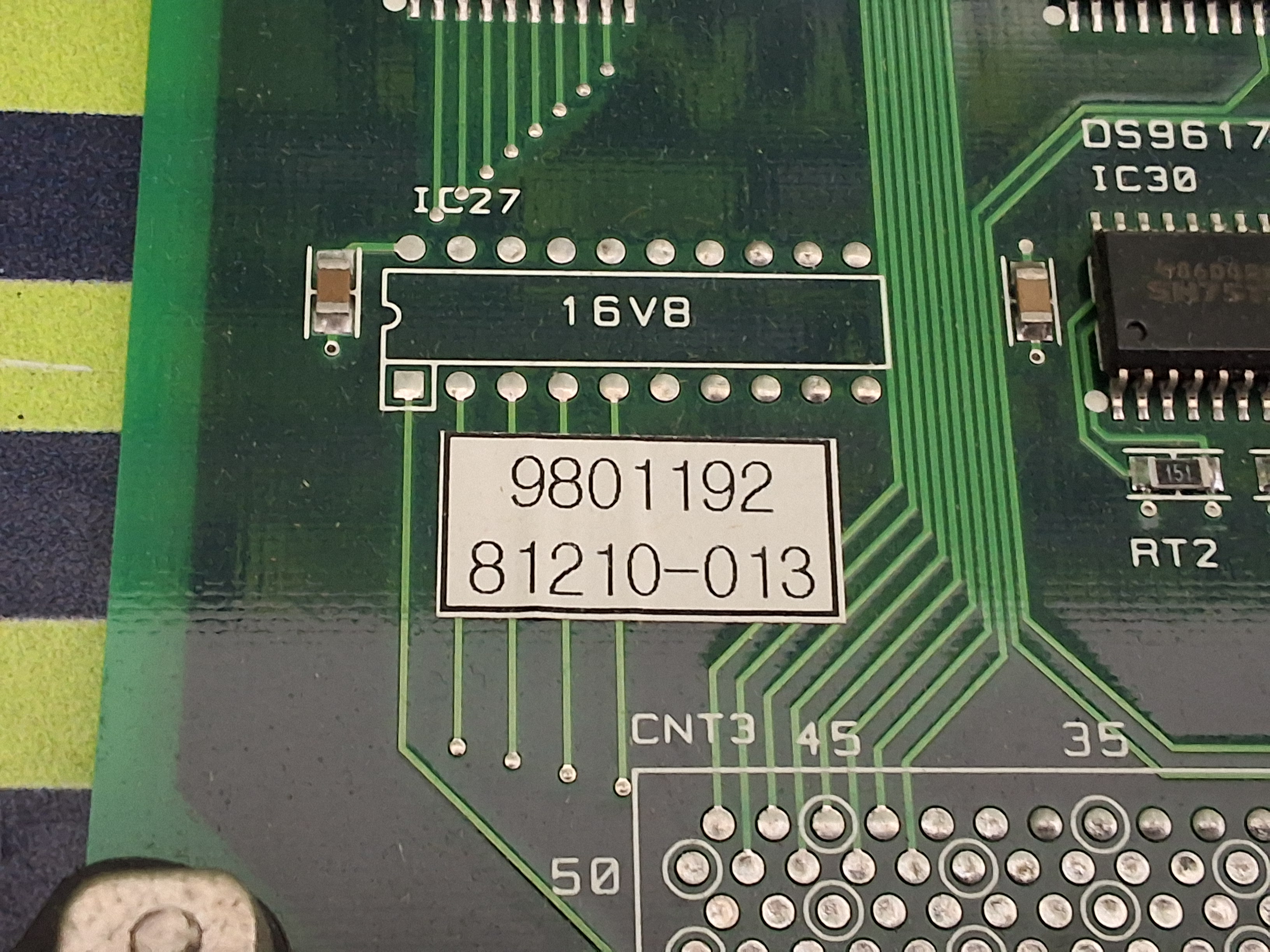 Used SAMSUNG 9801192 LIGHT CONTROL BOARD 