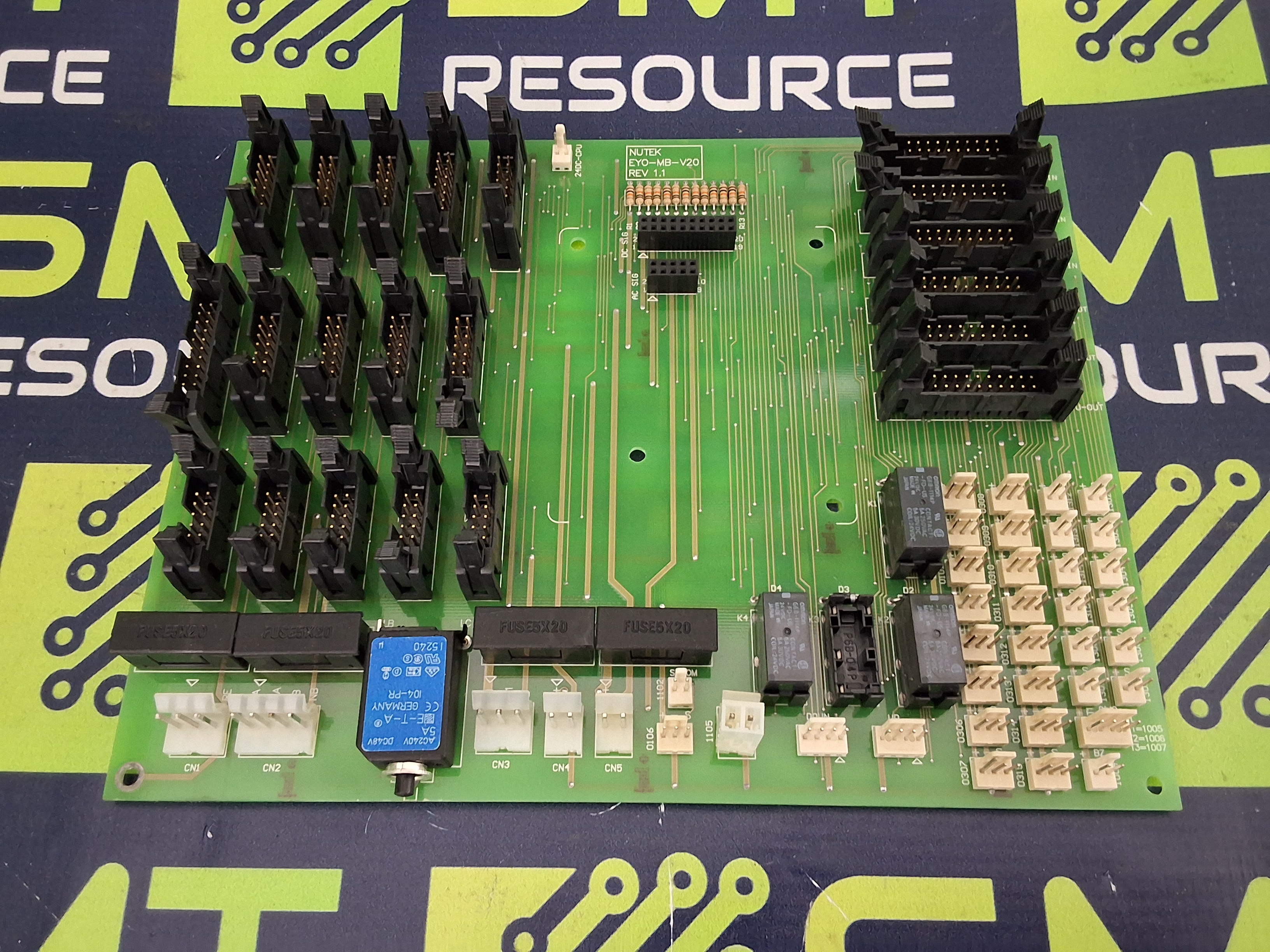 Used NUTEK EYO-MB-V20 PLC MAIN CONTROLLER BOARD