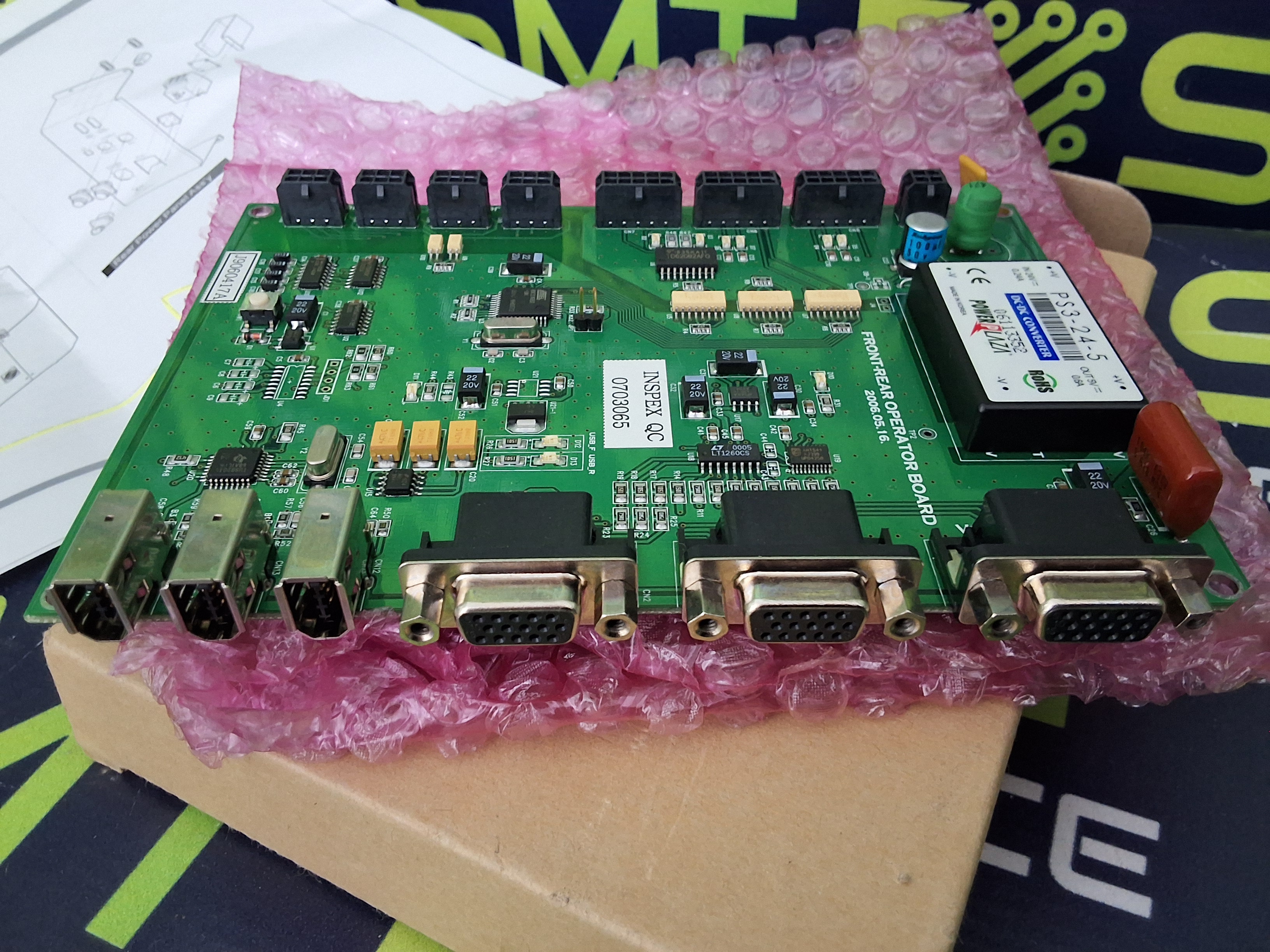 SAMSUNG J90600417A / J90600417B FR OPERATE BOARD - FRONT-REAR OPERATOR BOARD - BRAND NEW