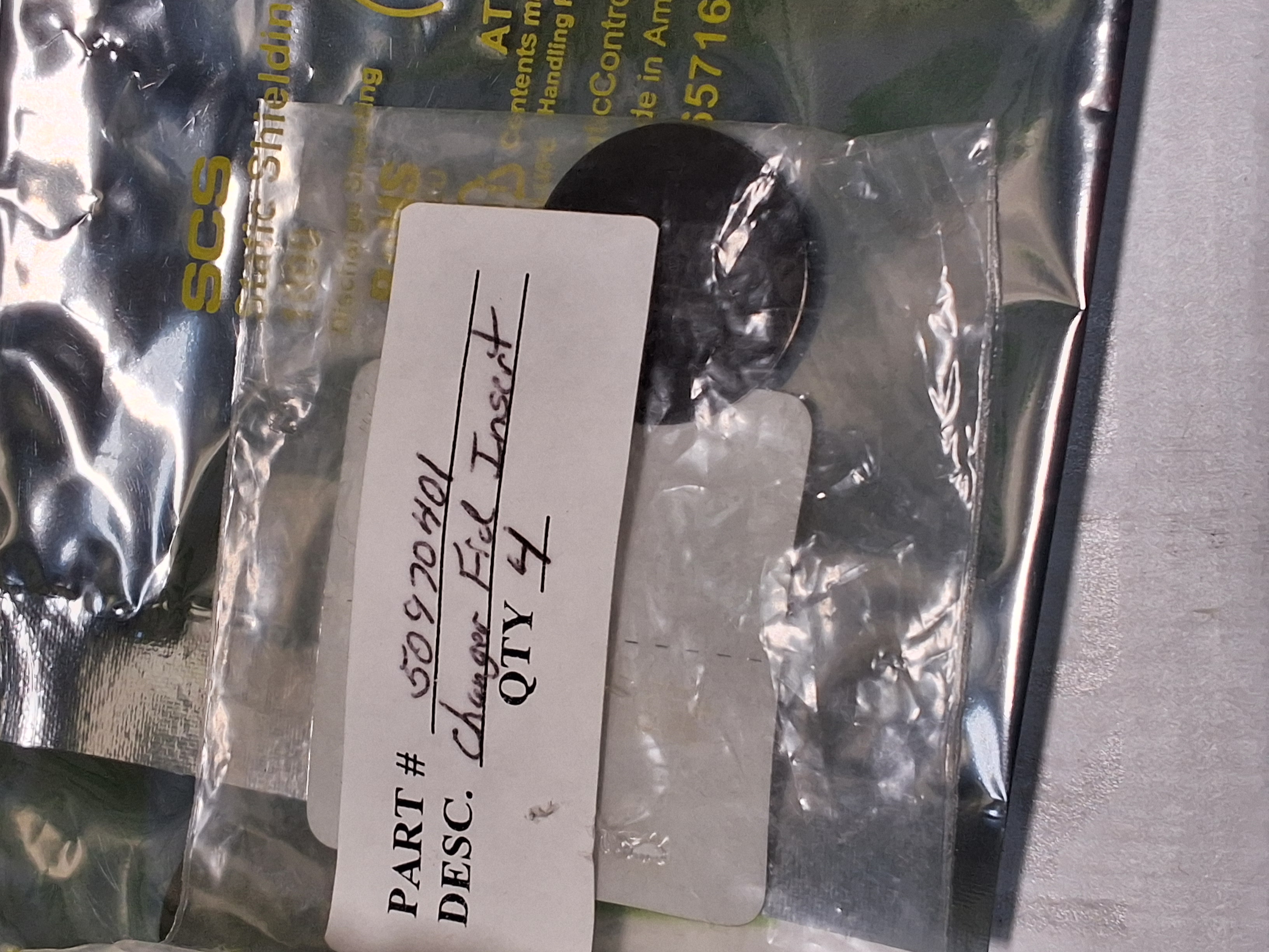 UNIVERSAL INSTRUMENTS 50970401 CHANGER FID INSERT LOT OF 4 - NEW