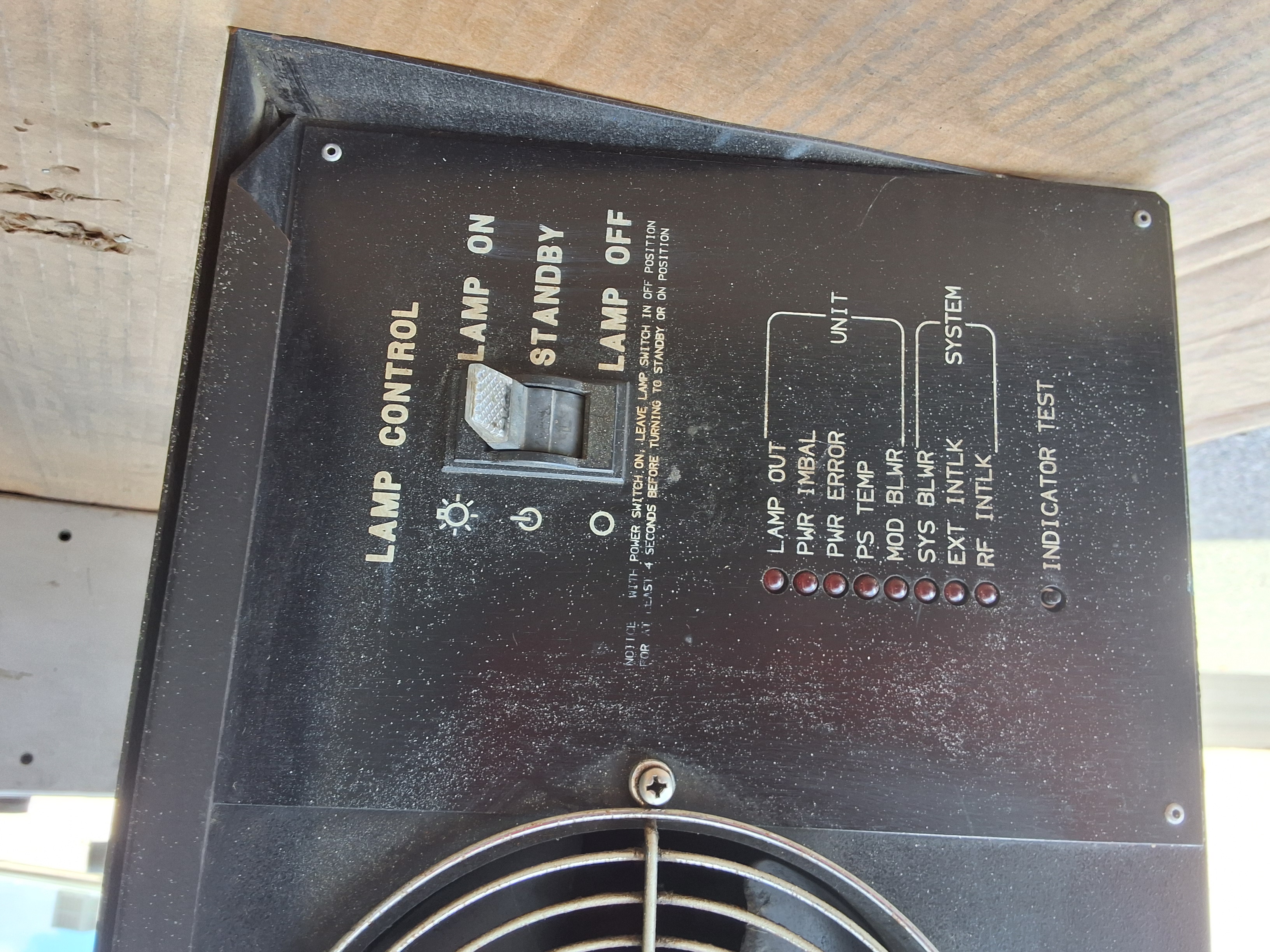 Used FUSION UV SYSTEMS P150 / 078871 POWER SUPPLY 3-PHASE 480V 10A 60Hz