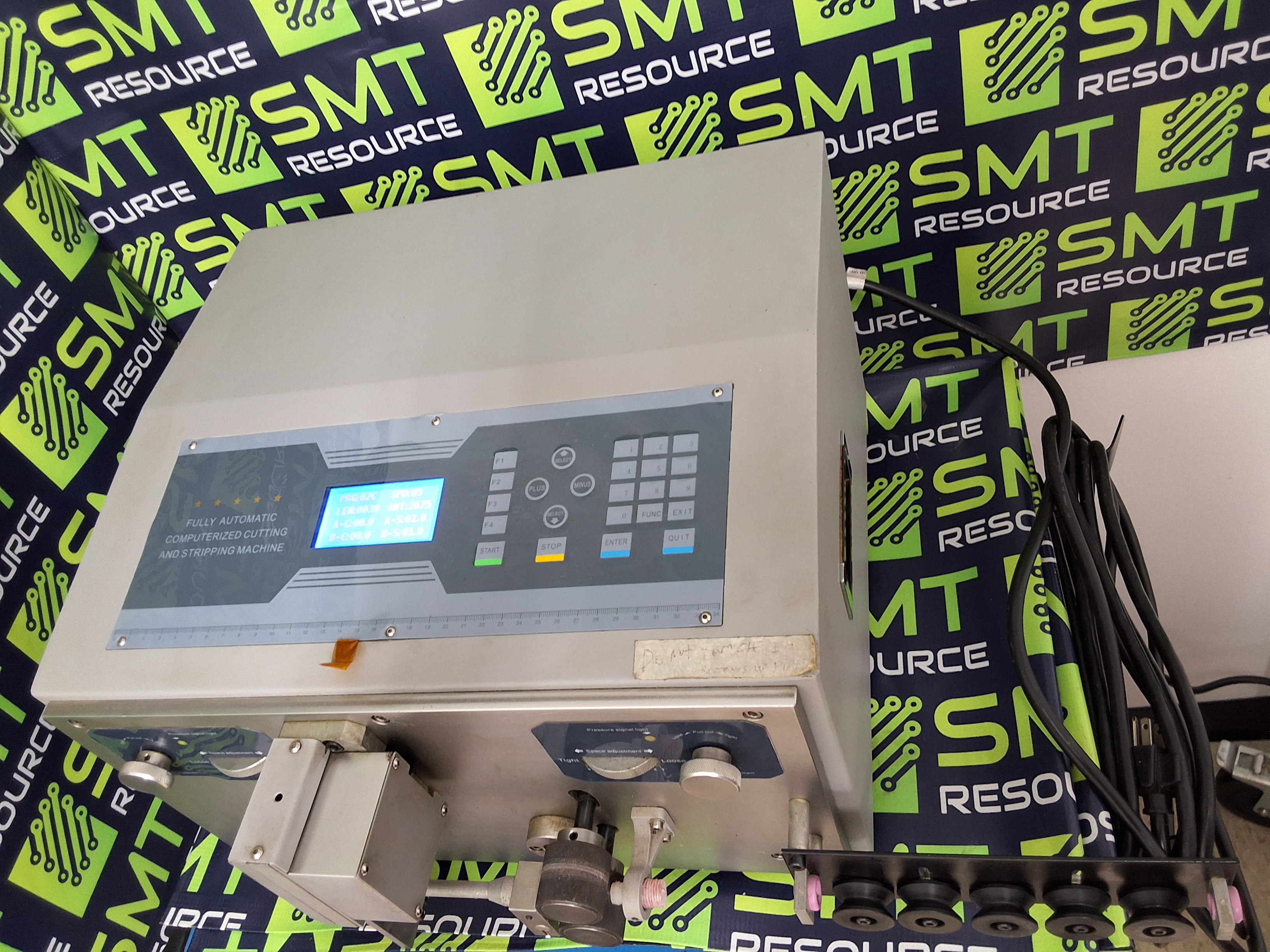 Used AF-905AA AUTOMATIC COMPUTERIZED CUTTING AND STRIPPING MACHINE