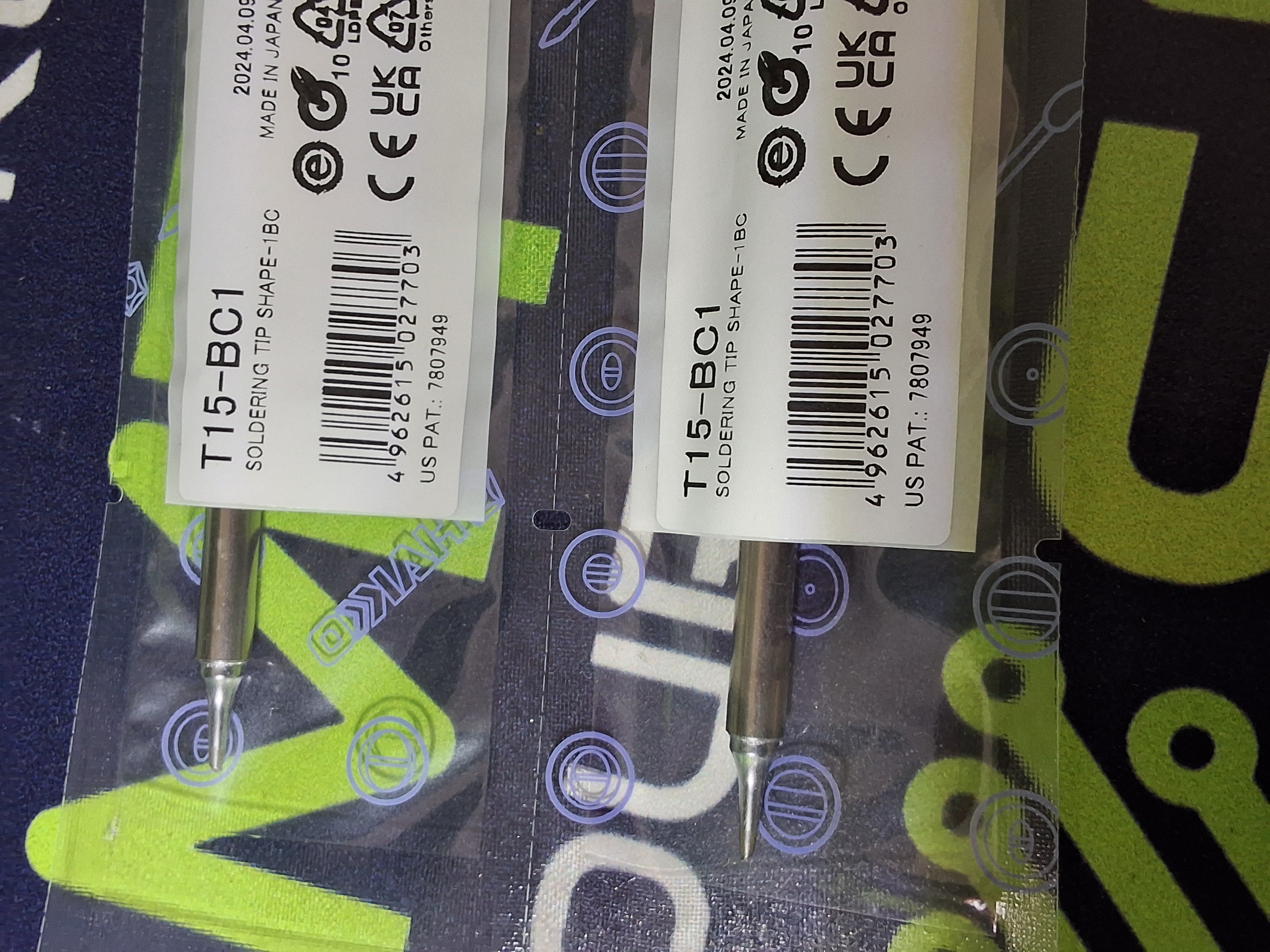 HAKKO T15-BC1 SOLDERING TIP; BEVEL 1 x 15mm - BRAND NEW