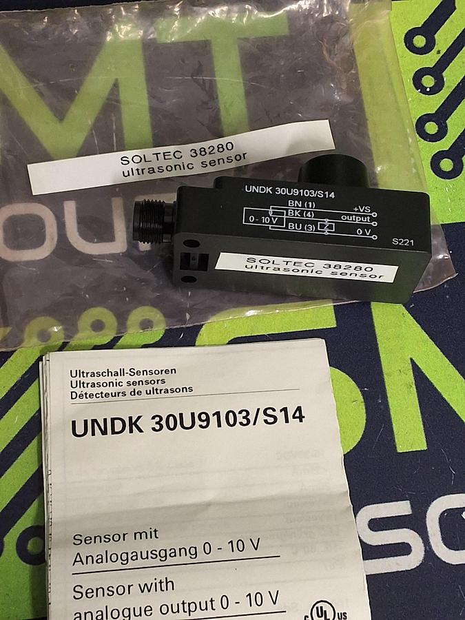 ultrasonic distance-measuring and proximity sensor