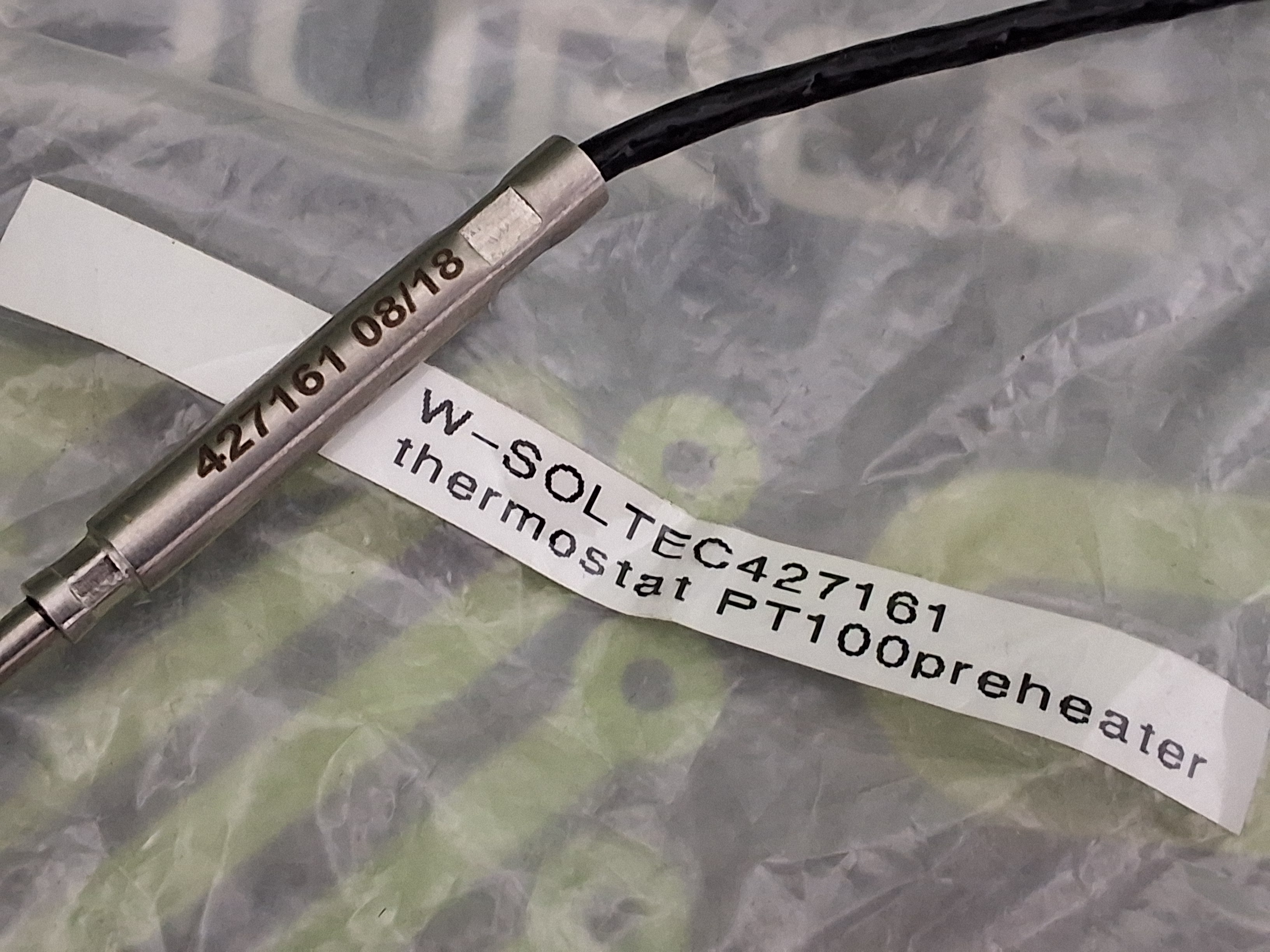 THERMO-ELECTRA SOLTEC427161 THERMOSTAT PT100 PREHEATER TEMPERATURE SENSOR - BRAND NEW