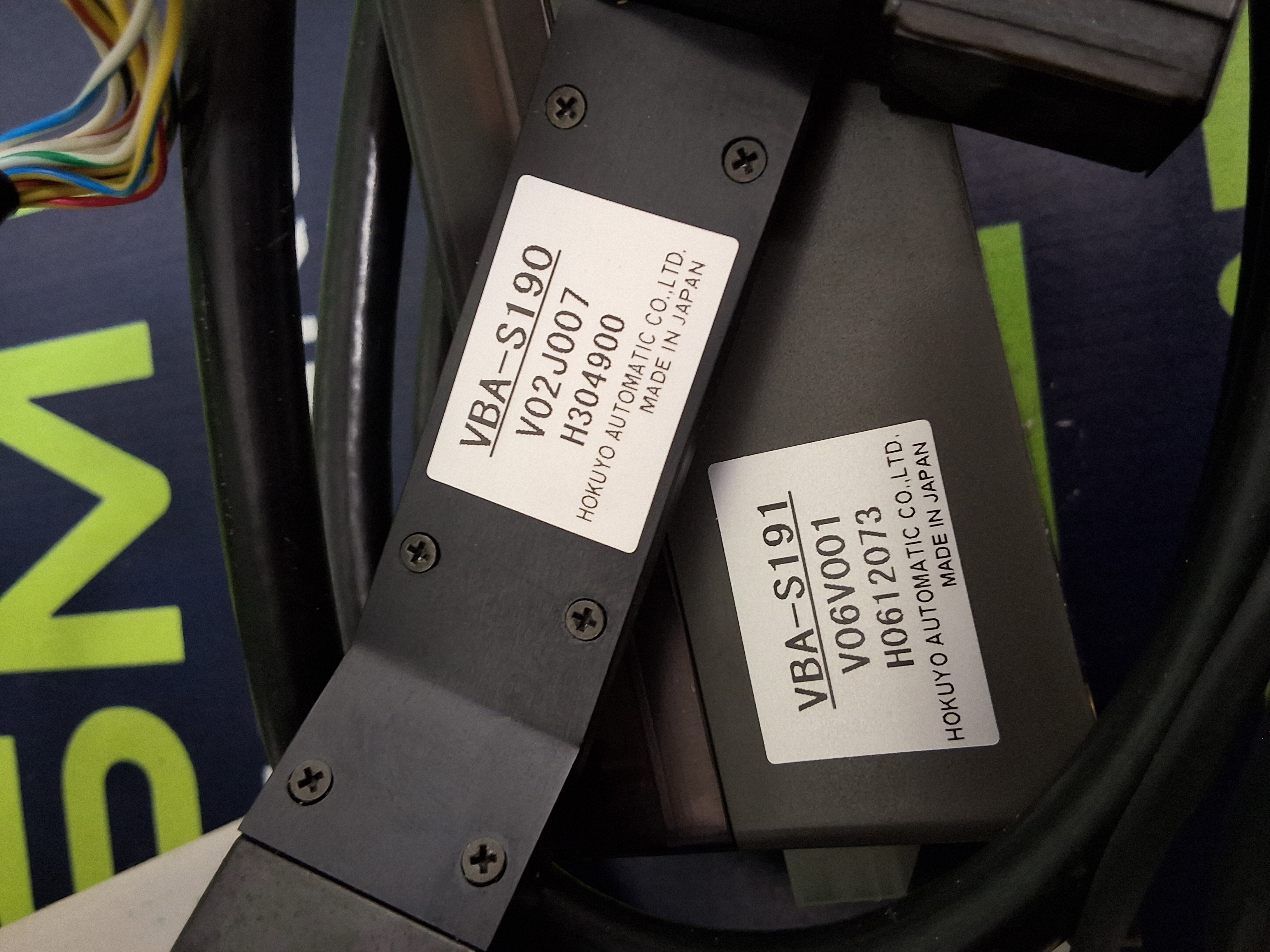 Used HOKUYO UNIVERSAL INSTRUMENTS VBA-S191 V06V001 H0612073 PELEC SENSOR 6301478555