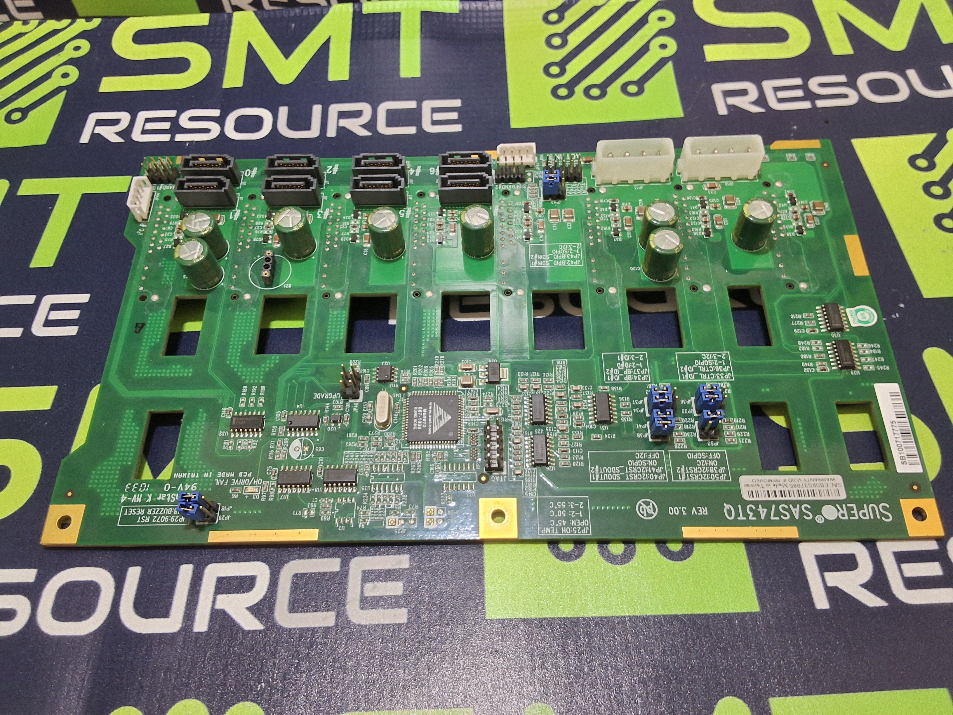Used SUPERMICRO SAS743TQ SAS BACKPLANE CIRCUIT BOARD 