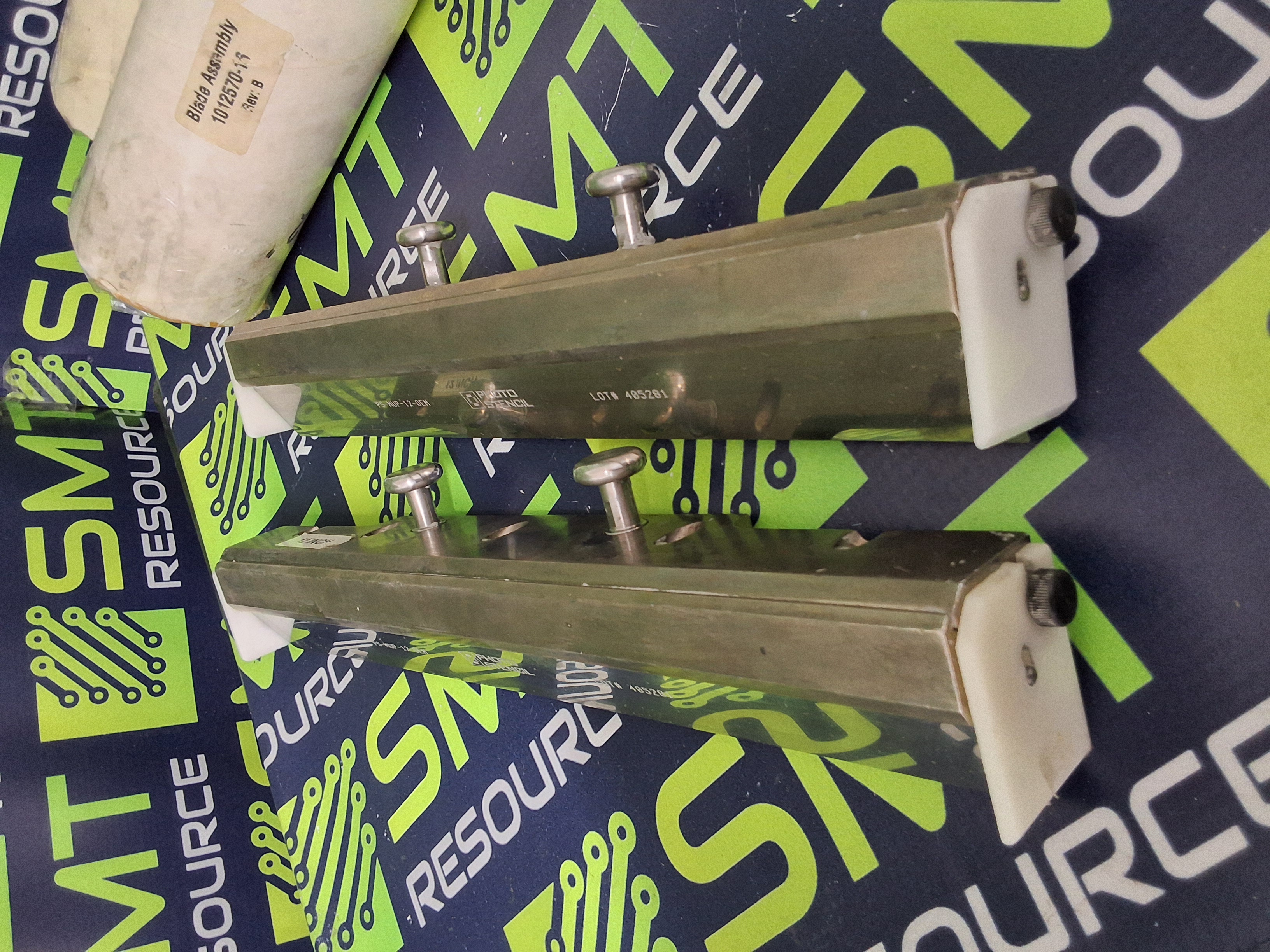 Used MPM PHOTO STENCIL PS-MUP-12-OEM 12in SQUEEGEE BLADE SET - LOT OF 2