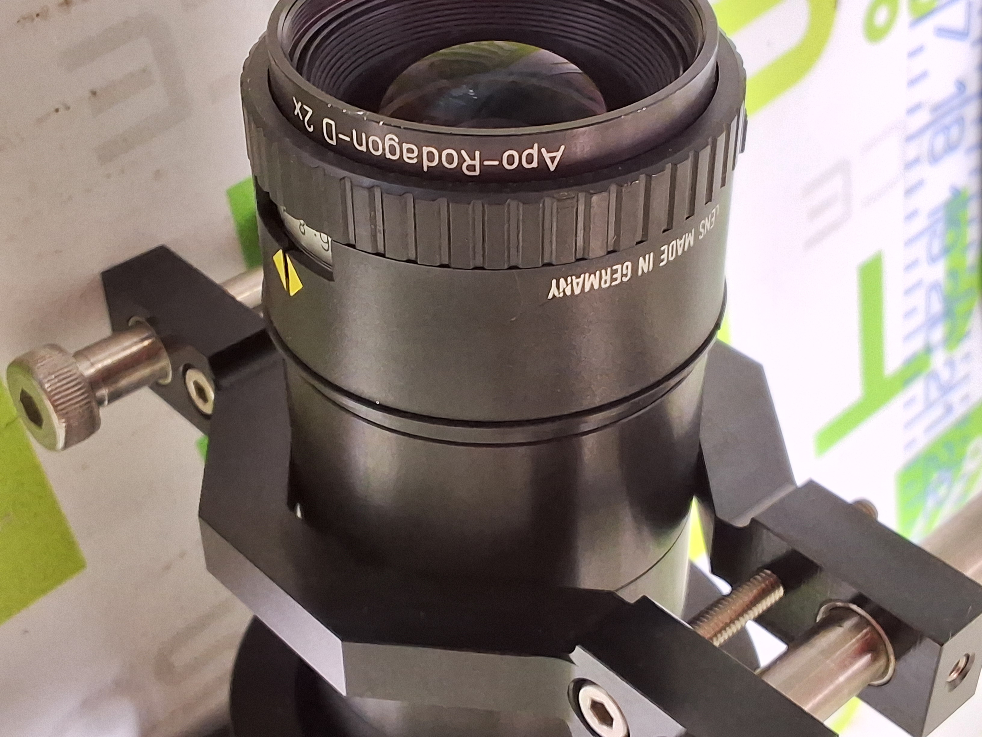 Used DALSA INDUSTRIAL CAMERA PT-41-04M60-01E WITH APO-RODAGON-D 2X 75mm 4.5 CCD Camera Lens