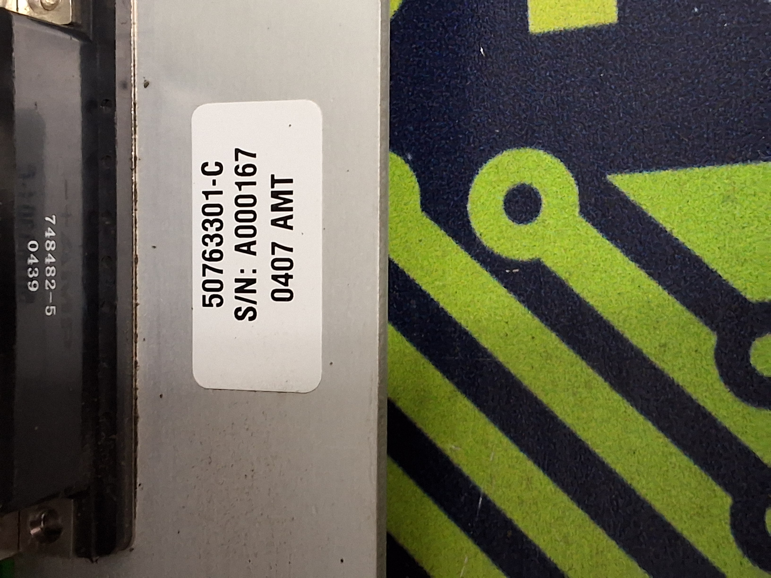 Used UNIVERSAL INSTRUMENTS 50763004 / 50762904 GMC BOARD WITH 50740002 GMC I/O MODULE 