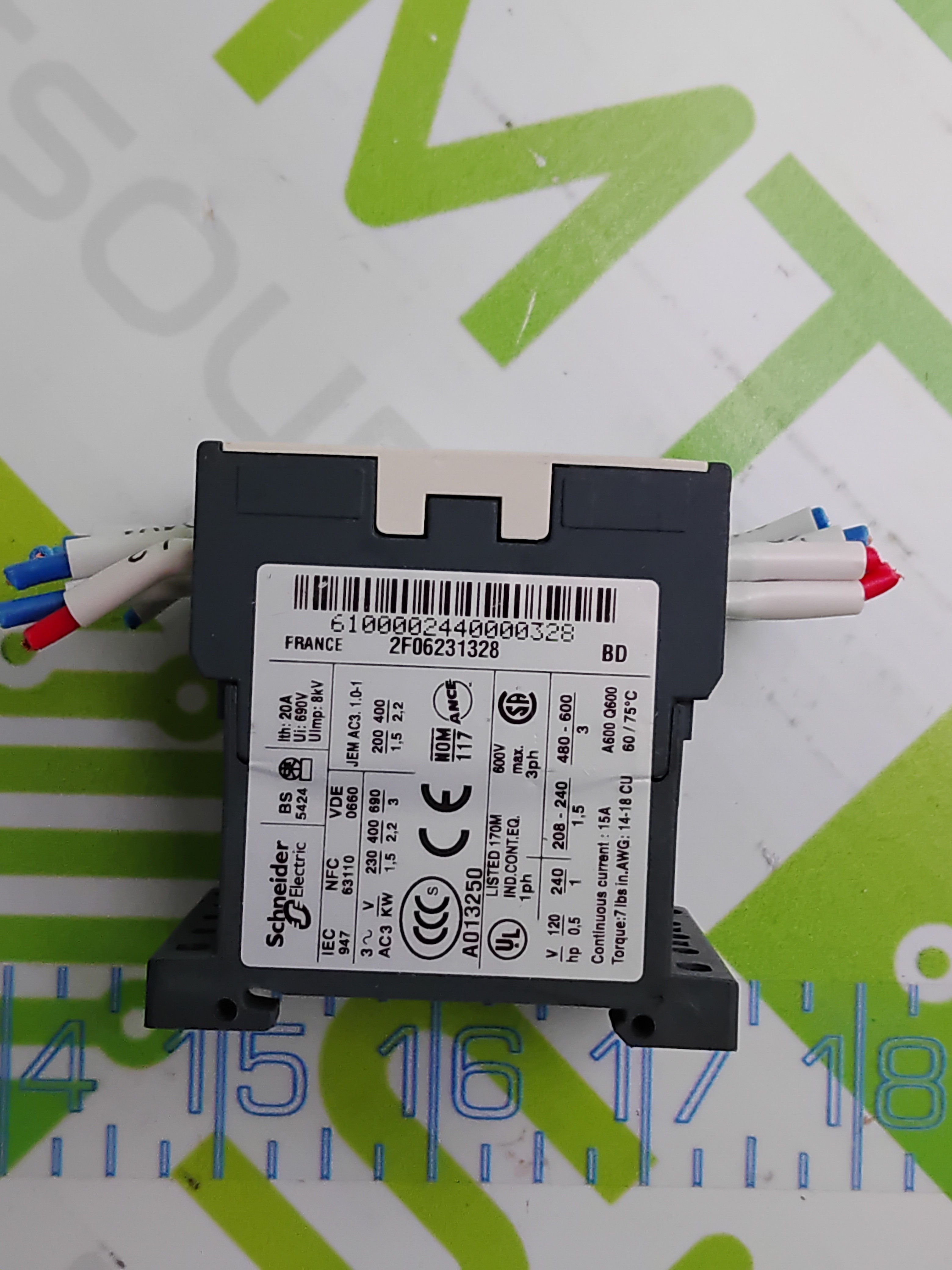 Used TELEMECHANIQUE LP1K06 10BD CONTACTOR