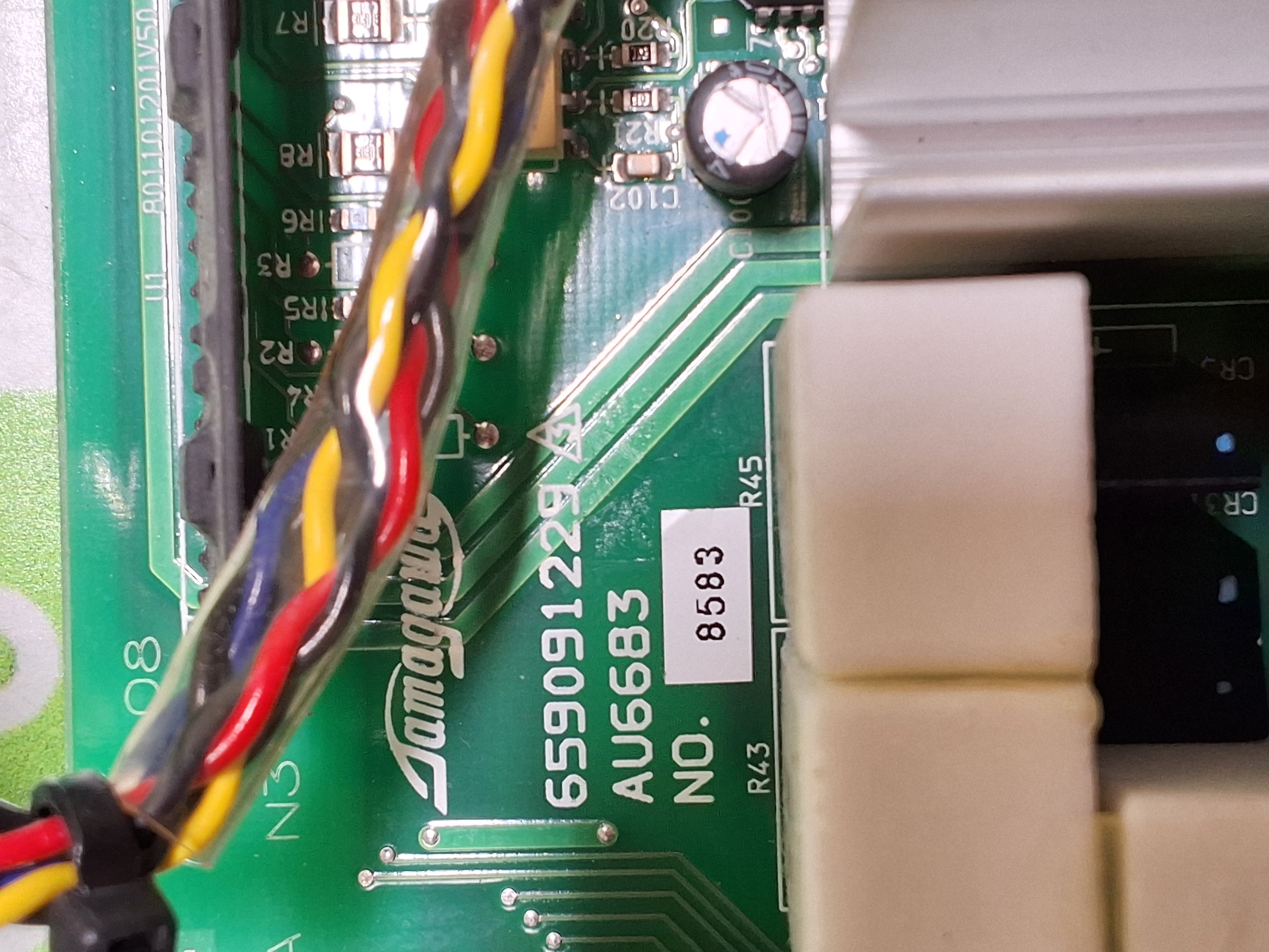 Used TAMAGAWA 659091229 JUKI SERVO AMP CIRCUIT BOARD AU6683