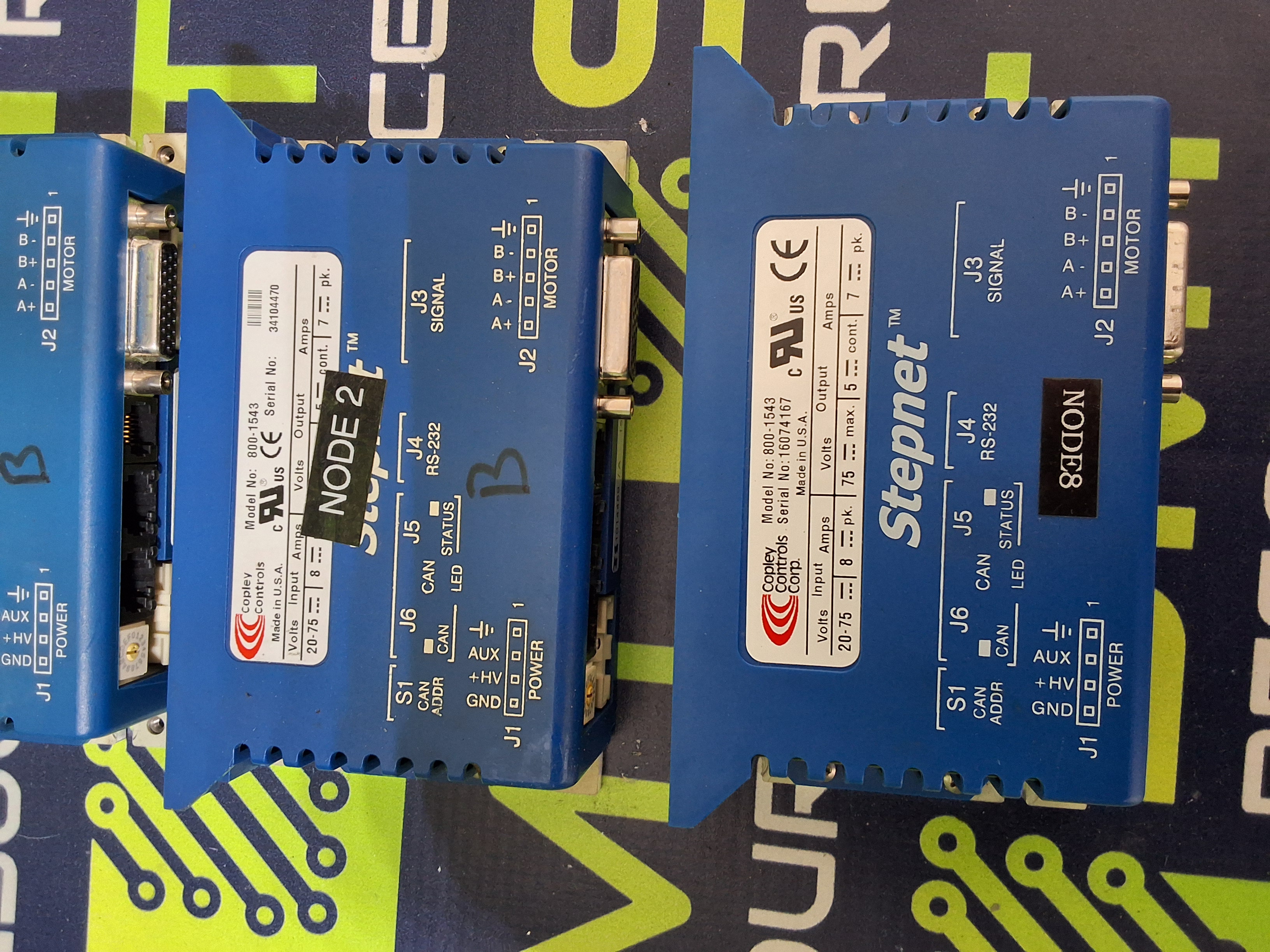 Used COPLEY CONTROLS CORP 800-1543 STEPNET CONTROLLER