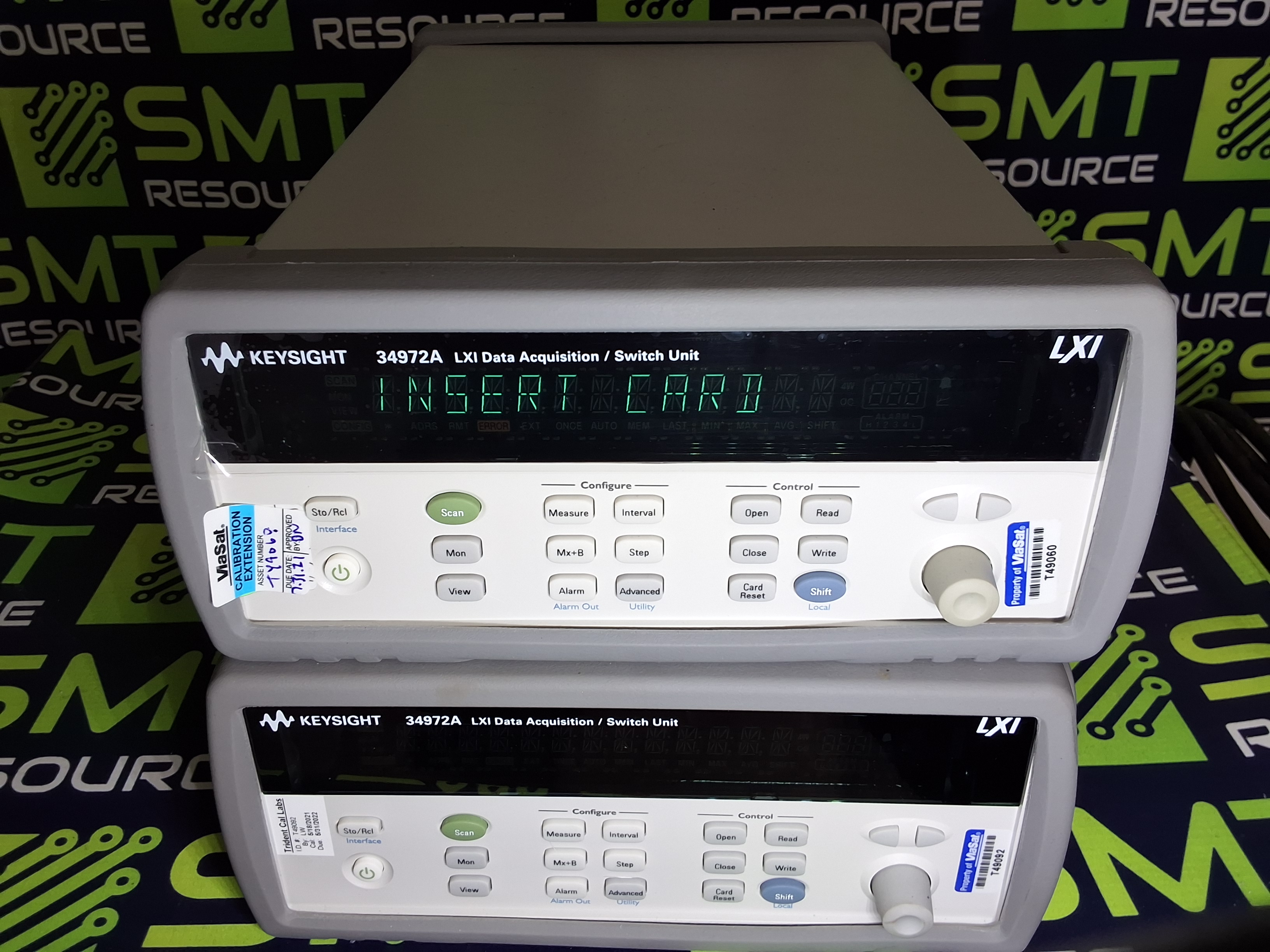 Used KEYSIGHT / AGILENT 34972A LXI DATA ACQUISITION / SWITCH UNIT 
