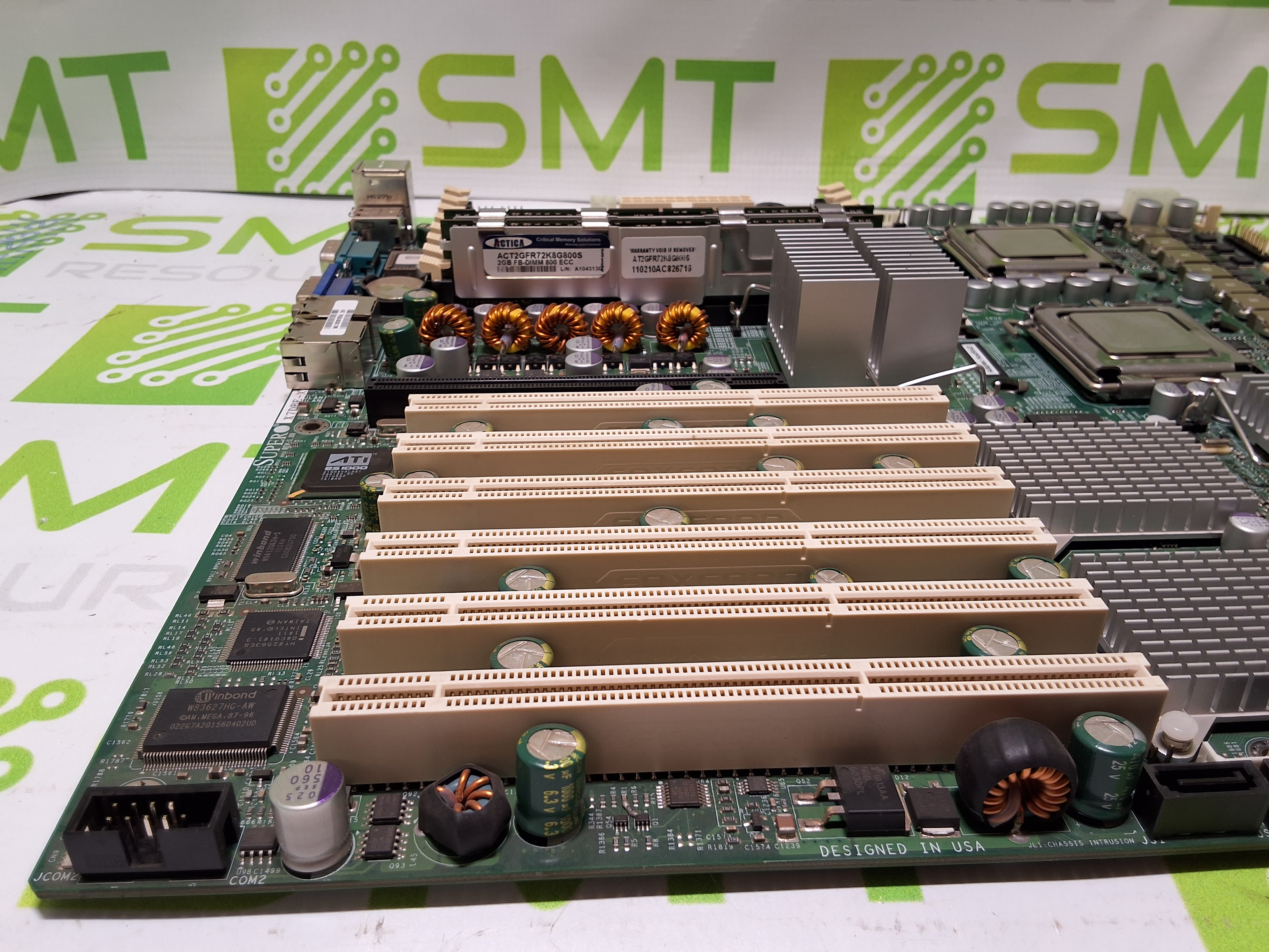 Used SUPER X7DBE-X MOTHERBOARD - IN GOOD WORKING CONDITION