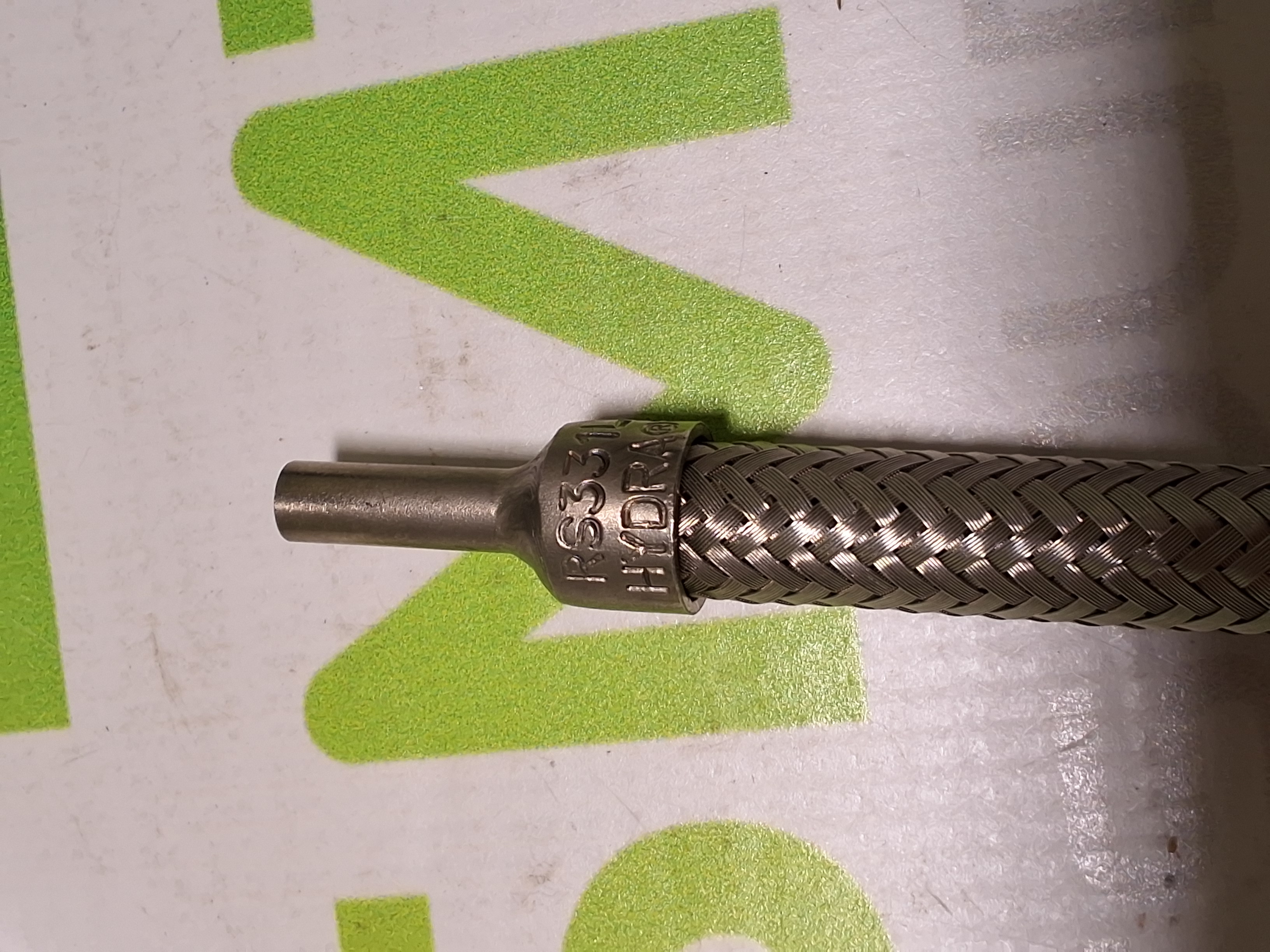 HYDRA SR DN6 RS331 L12 08.21 STAINLESS STEEL FLEXIBLE HOSE