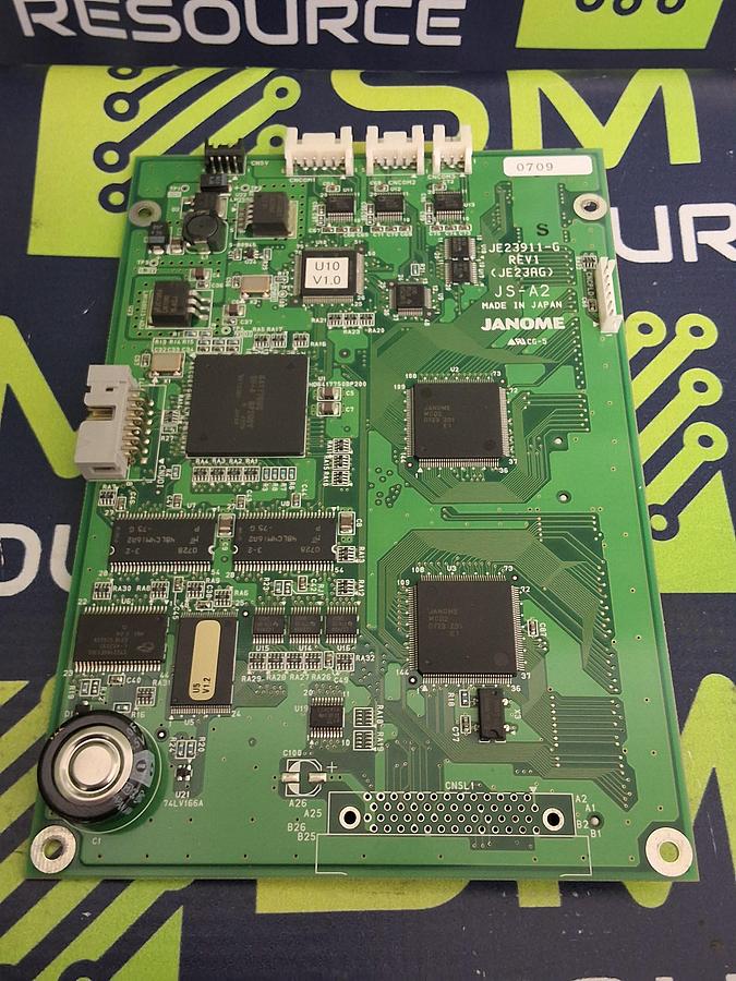 Used JANOME JE 23911-G REV.1(JE23AG)JS-A2 MOTHER BOARD FOR JAROME