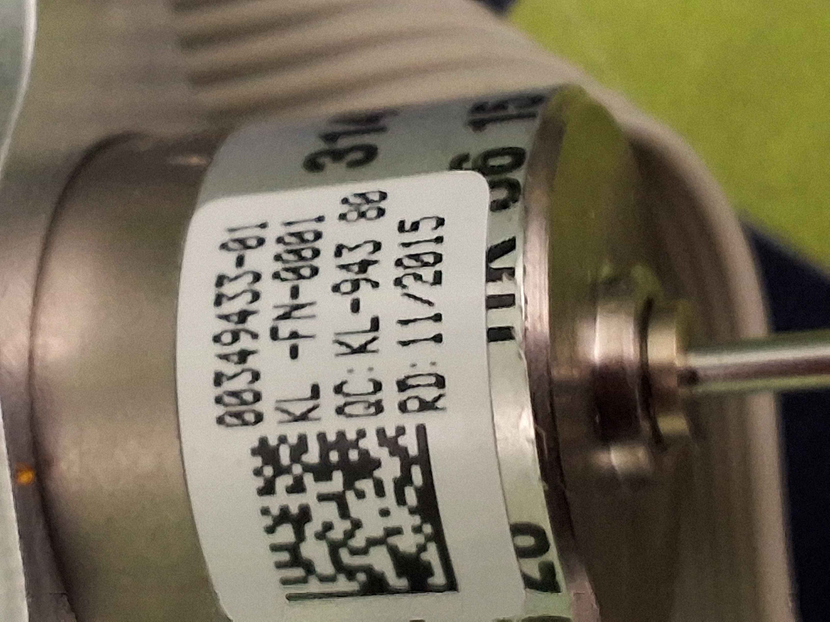 Used SIEMENS 00349433-01 PLACEMENT SECTION VALVE DRIVE 00349433S01